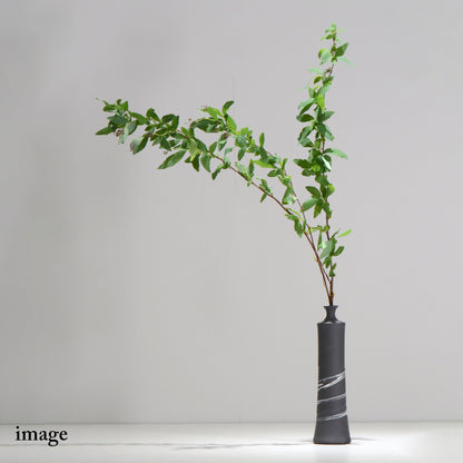 山本真郎 / 黒仙 / kokusen_ichi_xs / 口径約φ1.9cm / 一輪挿し