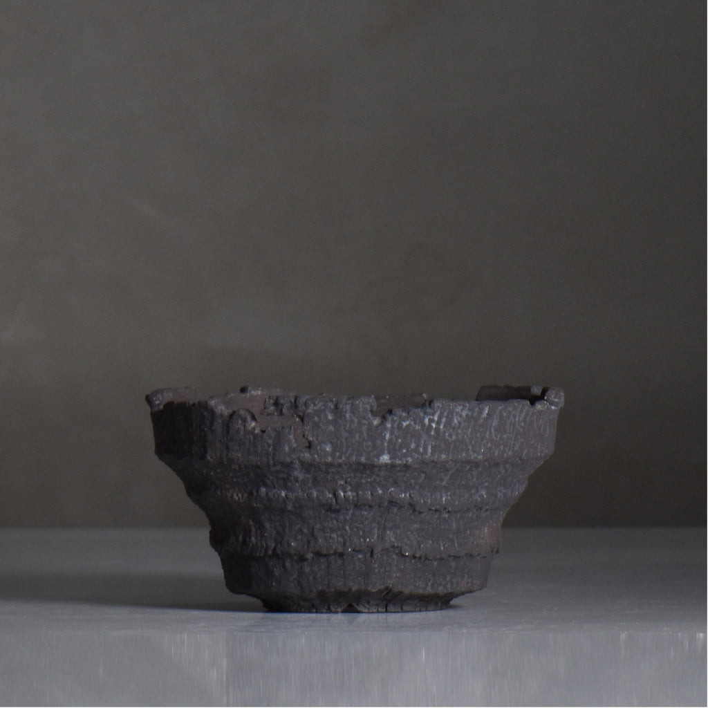 菊地元野 / AVOCADO BORDER　ブラック 03/ M / 約φ13cm / 植木鉢