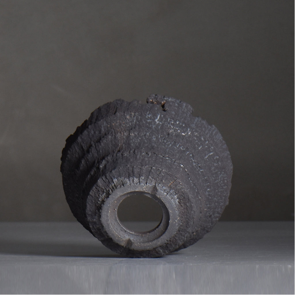 菊地元野 / AVOCADO BORDER　ブラック 03/ M / 約φ13cm / 植木鉢