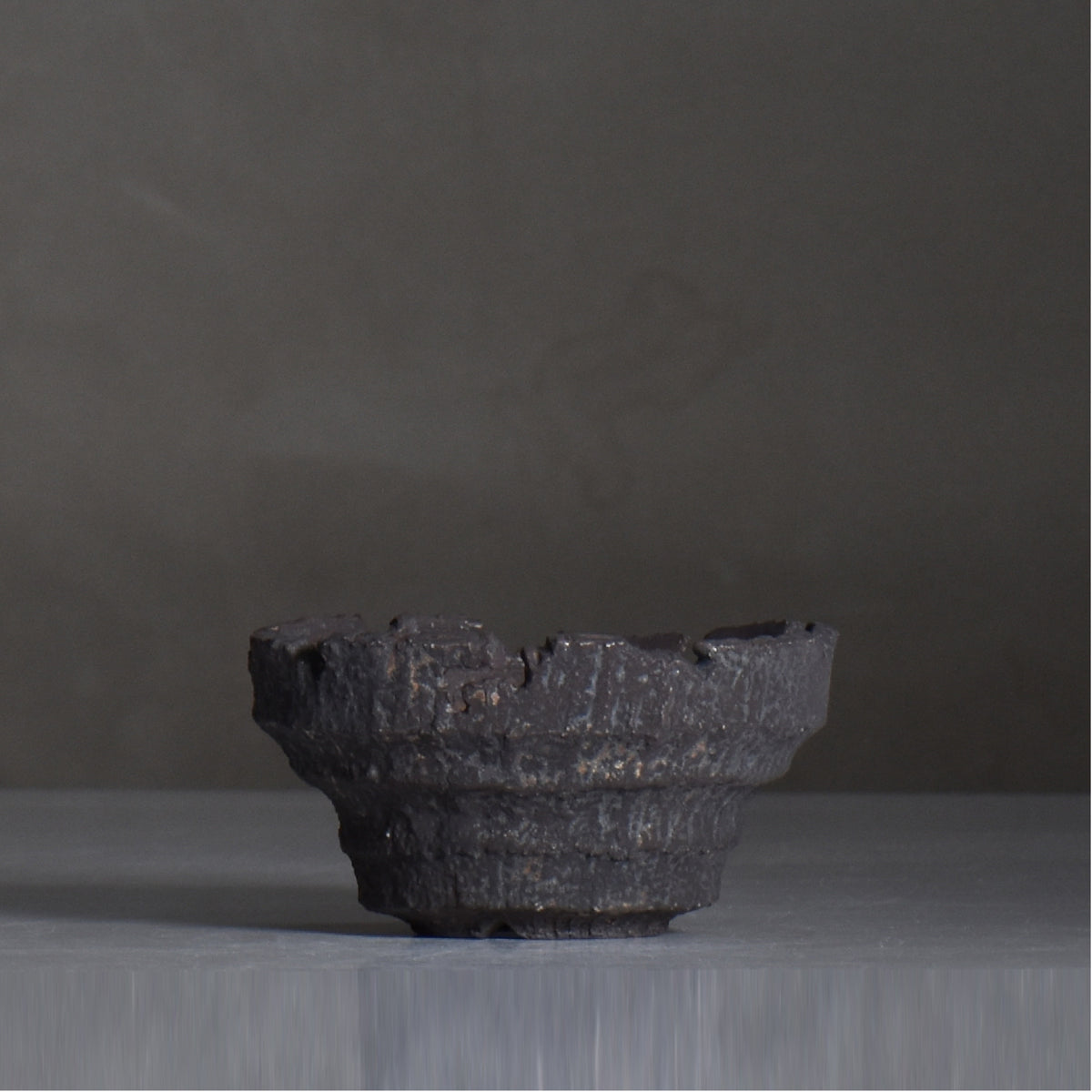 菊地元野 / AVOCADO BORDER ブラック 03/ S / 約φ10cm / 植木鉢