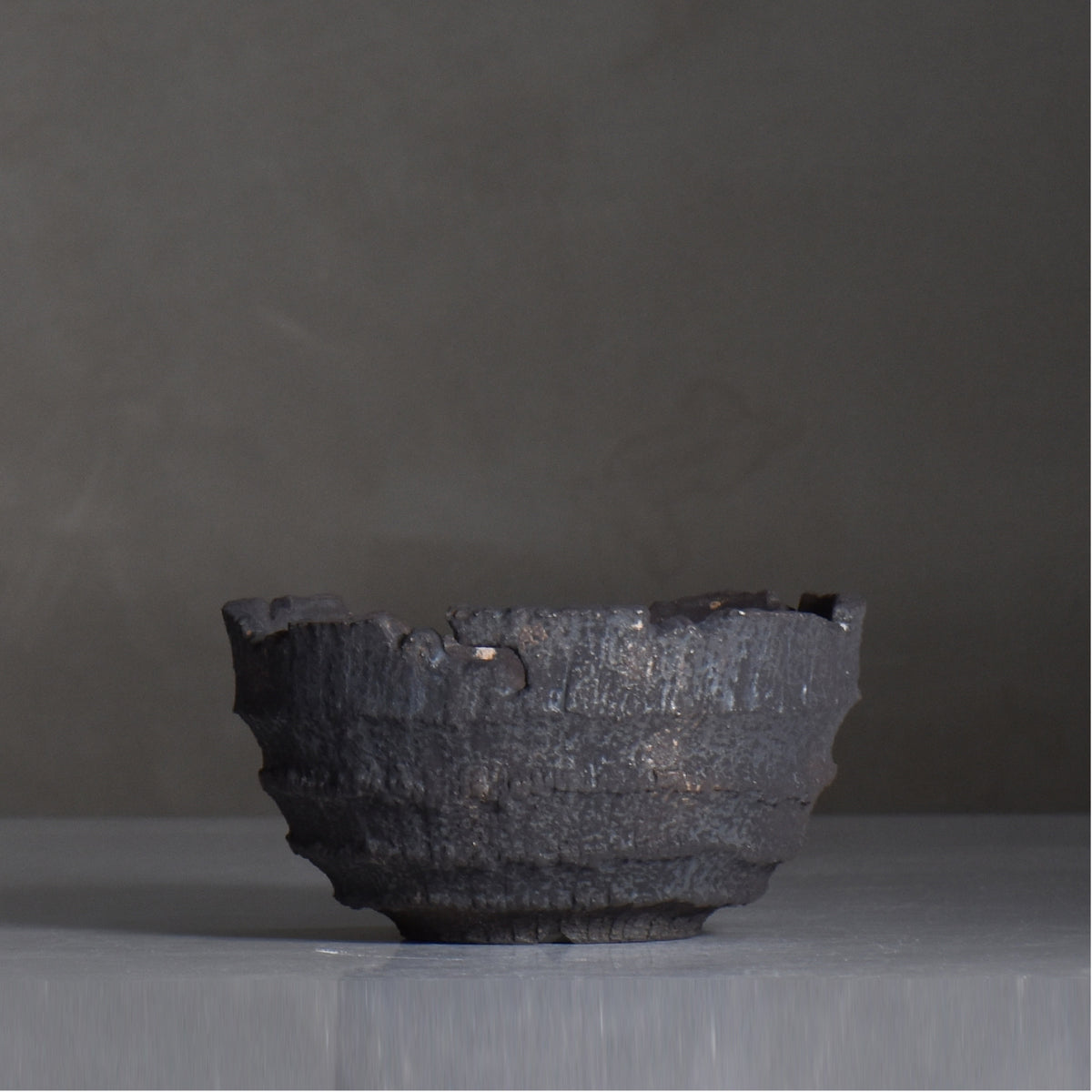 菊地元野 / AVOCADO BORDER ブラック 04/M/ 約φ13cm / 植木鉢