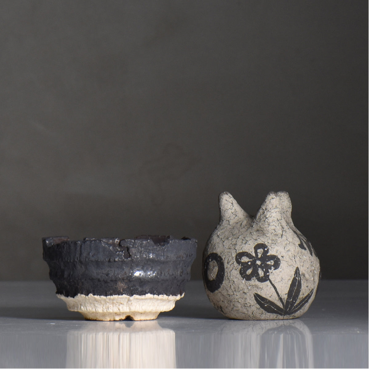 菊地元野 / AVOCADO BORDER ツートン 04/S/ 約φ10cm / 植木鉢