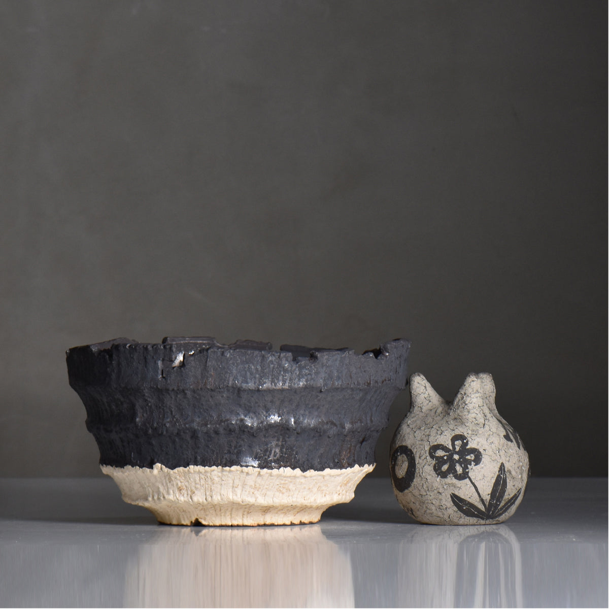 菊地元野 / AVOCADO BORDER ツートン 04/XL/ 約φ19cm / 植木鉢