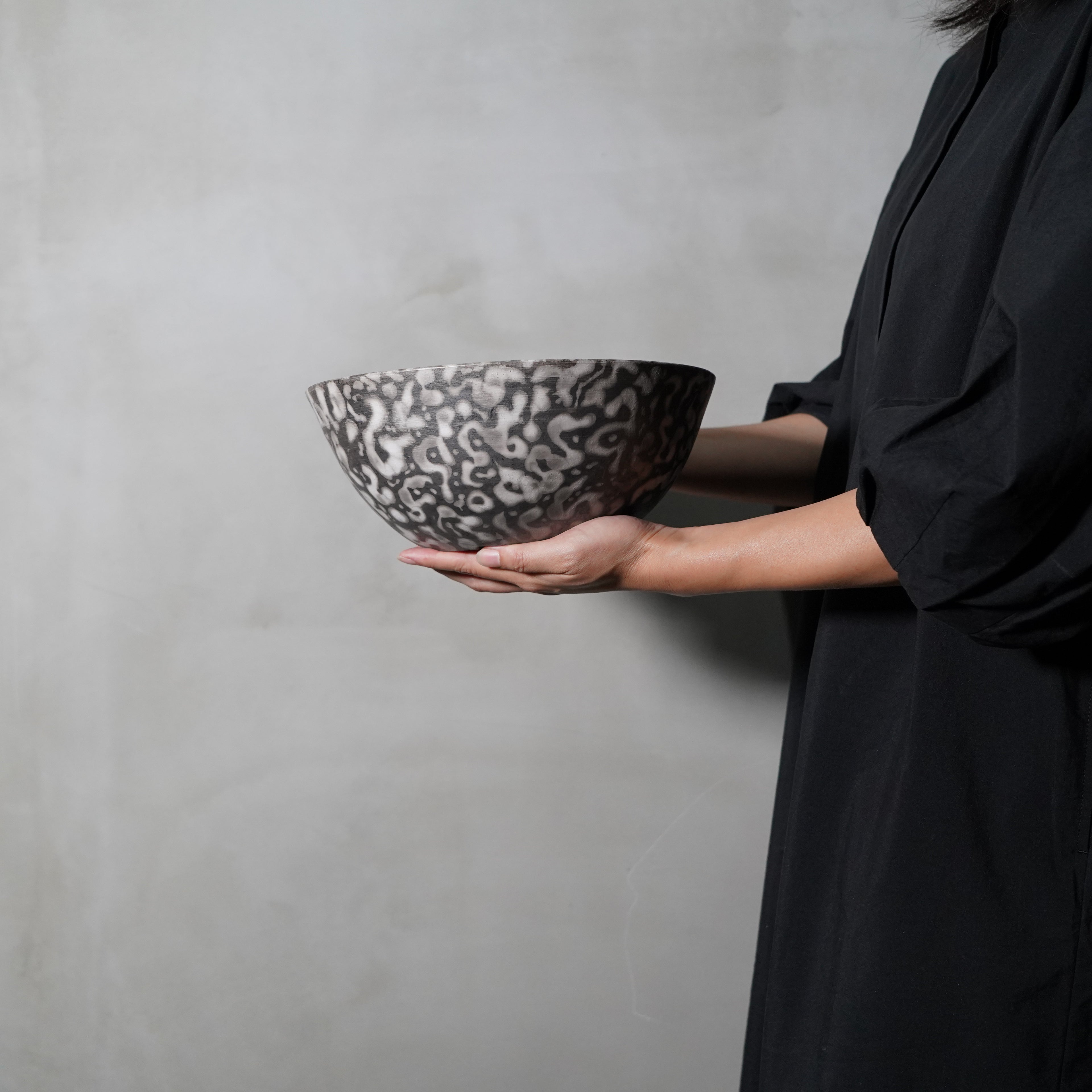 33.齋藤研一/ 雲龍 / unryu_03_big / 大鉢 /  約φ24.5cm / 植木鉢