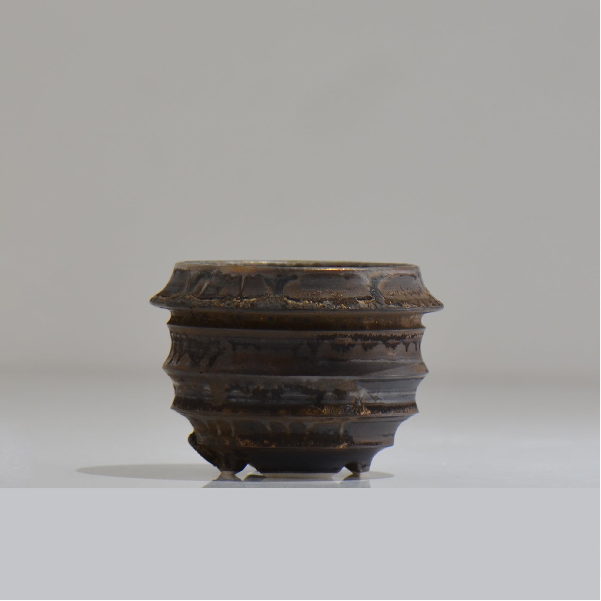 陶房Kibi / マルチエッジS04_03 / XS / 約 φ7.7cm / 植木鉢