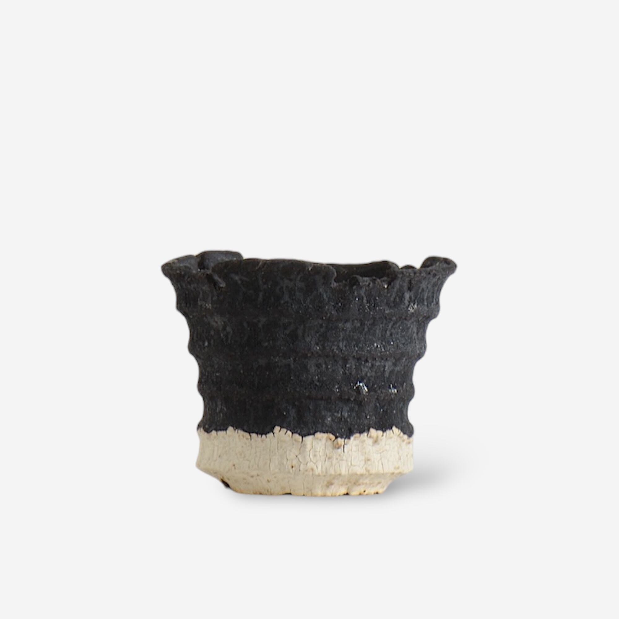 菊地元野 / AVOCADO BORDER ツートン 05 / S / 約φ8cm / 植木鉢