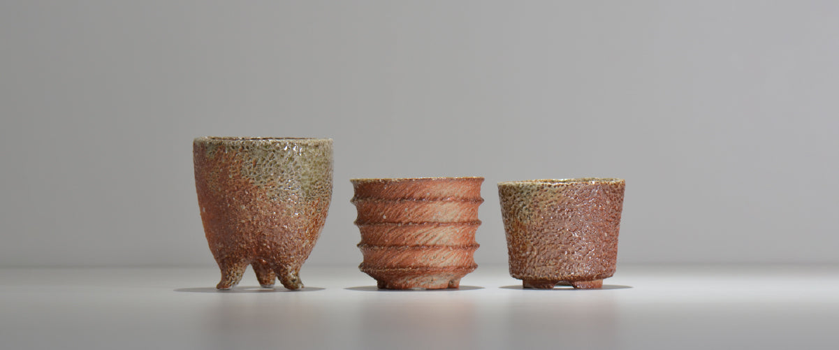 CURVE 01 9号・10号 2点セット 作家鉢 サイズ変更・オーダー受付中 CURVE 01 9号・10号 2点セット 作家鉢 サイズ変更・オーダー受付中