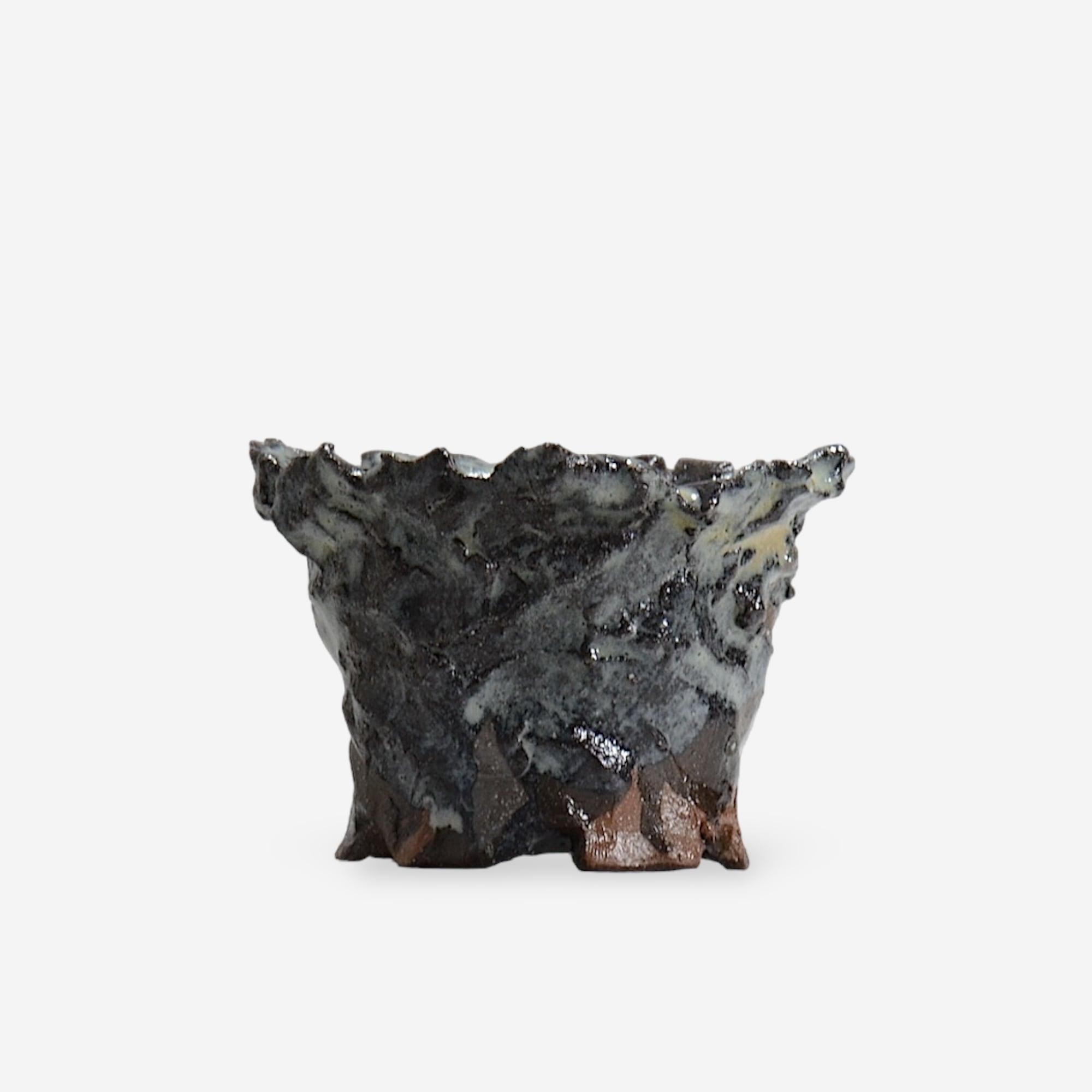 木村 貴史 / KUROSAI_BL006 /  約 φ11.0cm /  植木鉢
