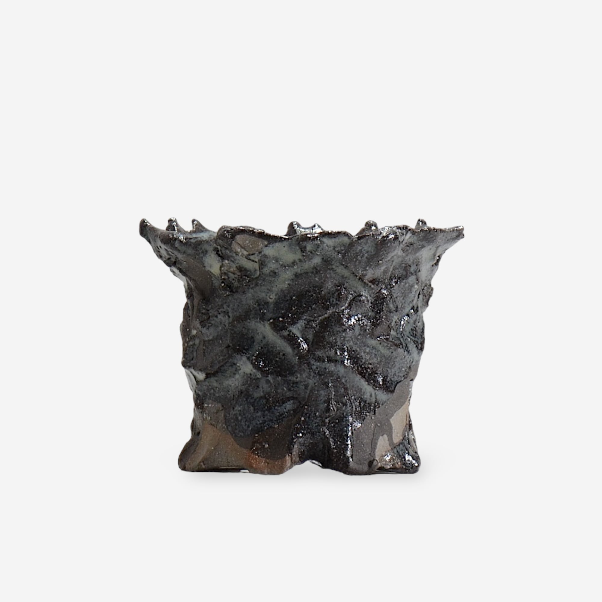 木村 貴史 / KUROSAI_BL002 /  約 φ11.0cm /  植木鉢