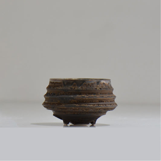 陶房Kibi / マルチエッジS07_03 / XS / 約 φ7.8cm / 植木鉢