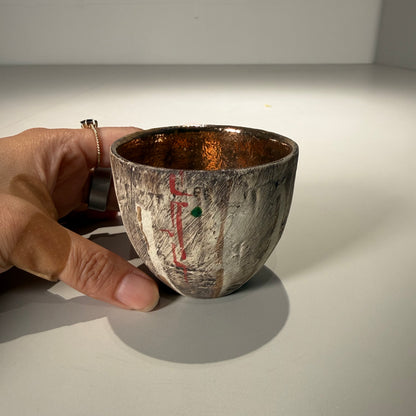 沼野秀章 / 刻む音 酒杯（金） / nh_04