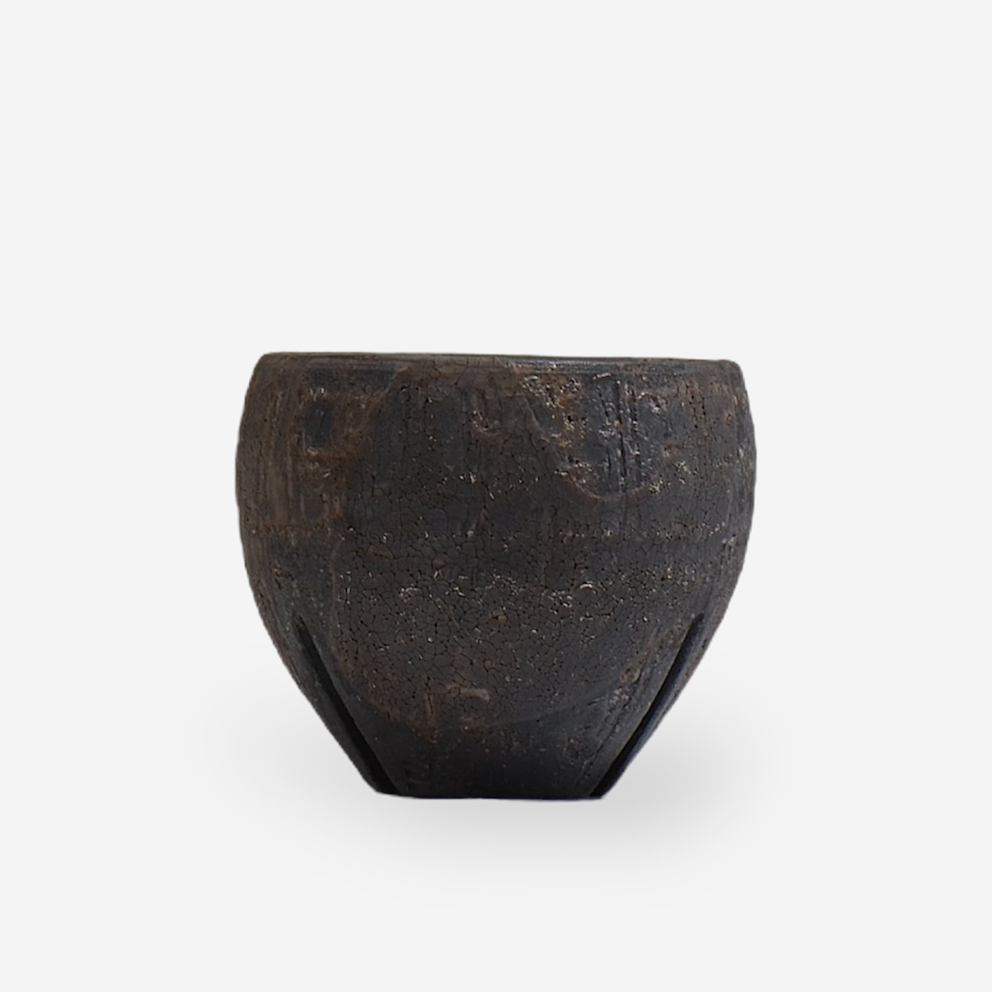 沼野秀章 / black_wrap 03 /  約 φ10cm  /  植木鉢
