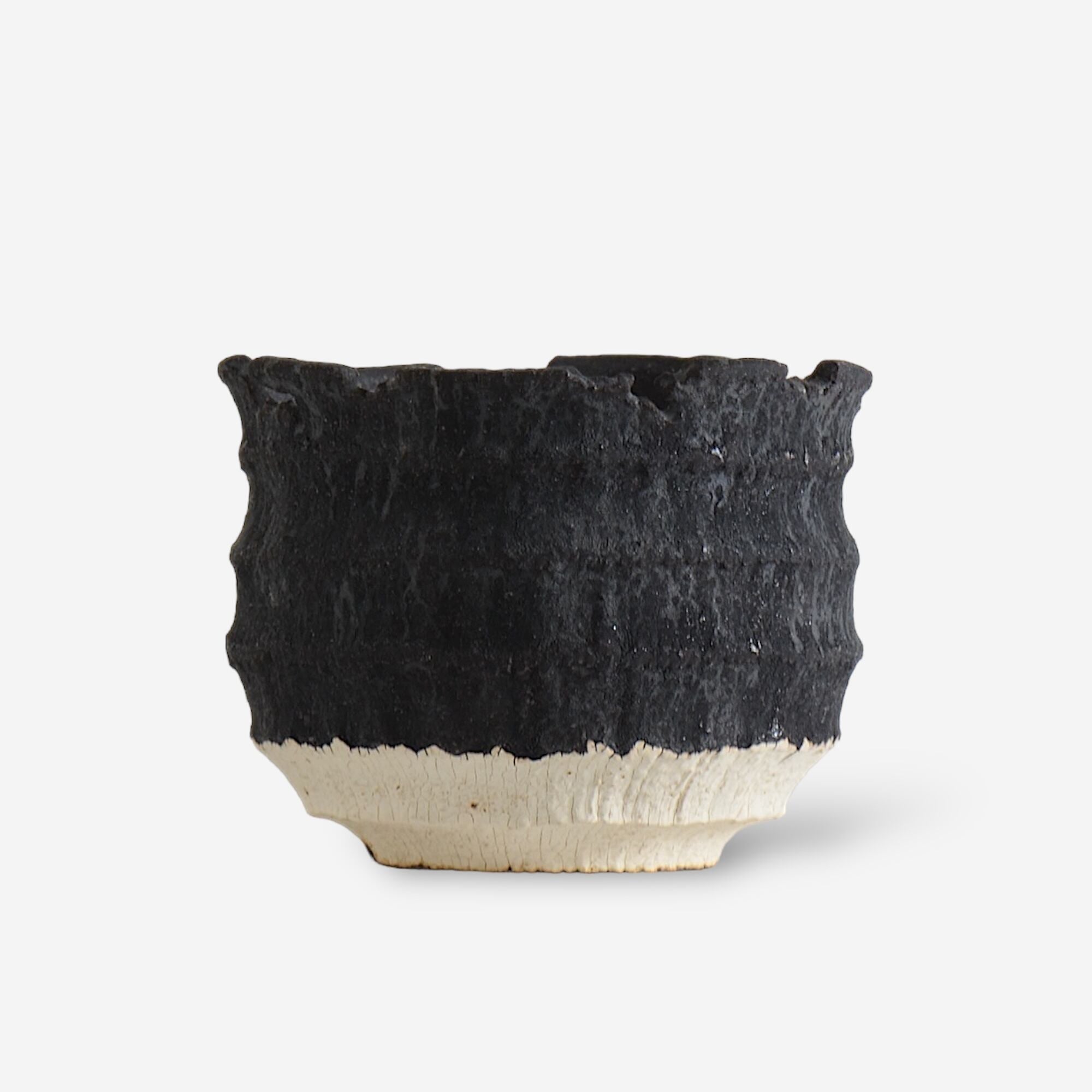 菊地元野 / AVOCADO BORDER ツートン 06 / L / 約φ13.5cm / 植木鉢