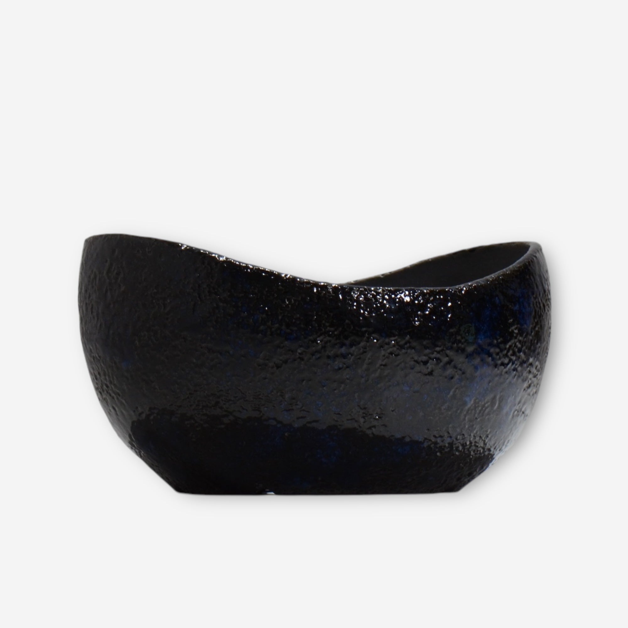 20.坂尾寛子 / DEEP BLUE /  deep blue_01_big  / 大鉢 /  約 φ19~22.5cm / 植木鉢