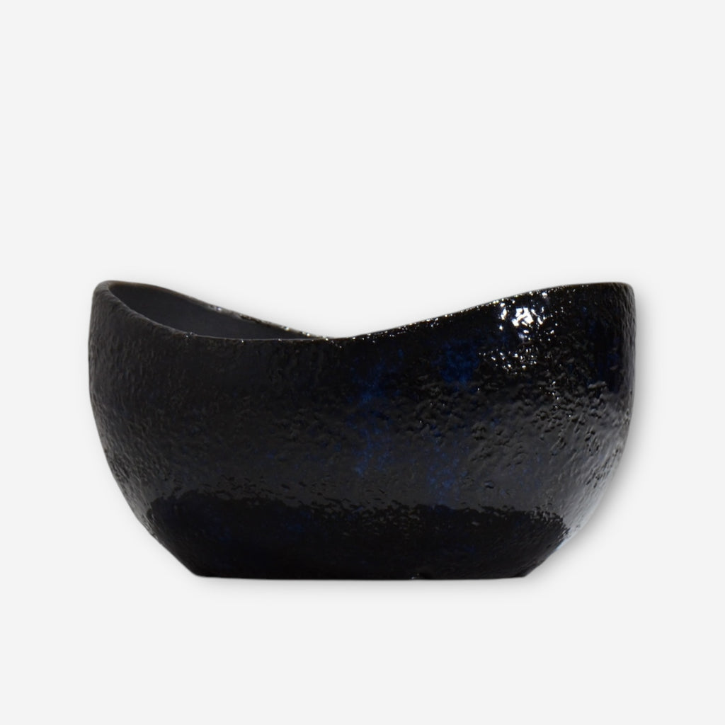 20.坂尾寛子 / DEEP BLUE /  deep blue_01_big  / 大鉢 /  約 φ19~22.5cm / 植木鉢