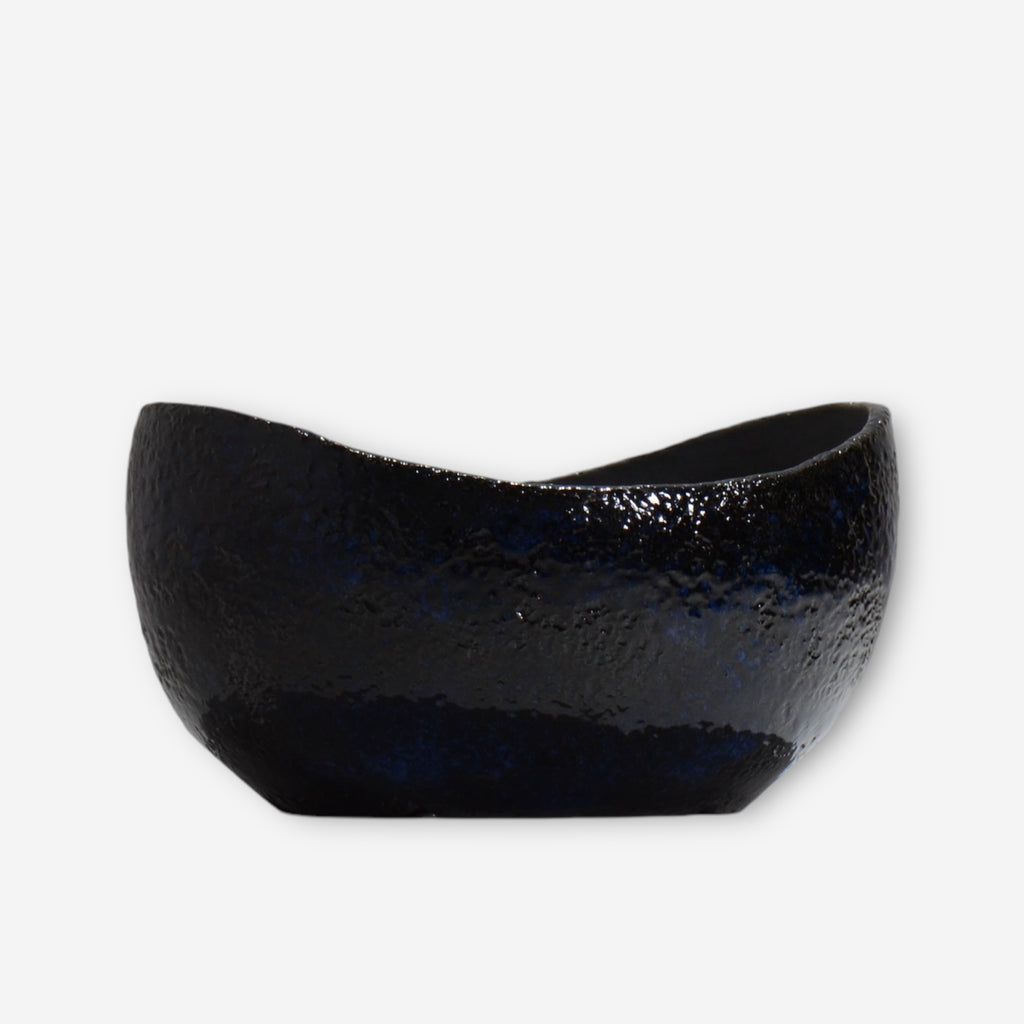 20.坂尾寛子 / DEEP BLUE /  deep blue_01_big  / 大鉢 /  約 φ19~22.5cm / 植木鉢