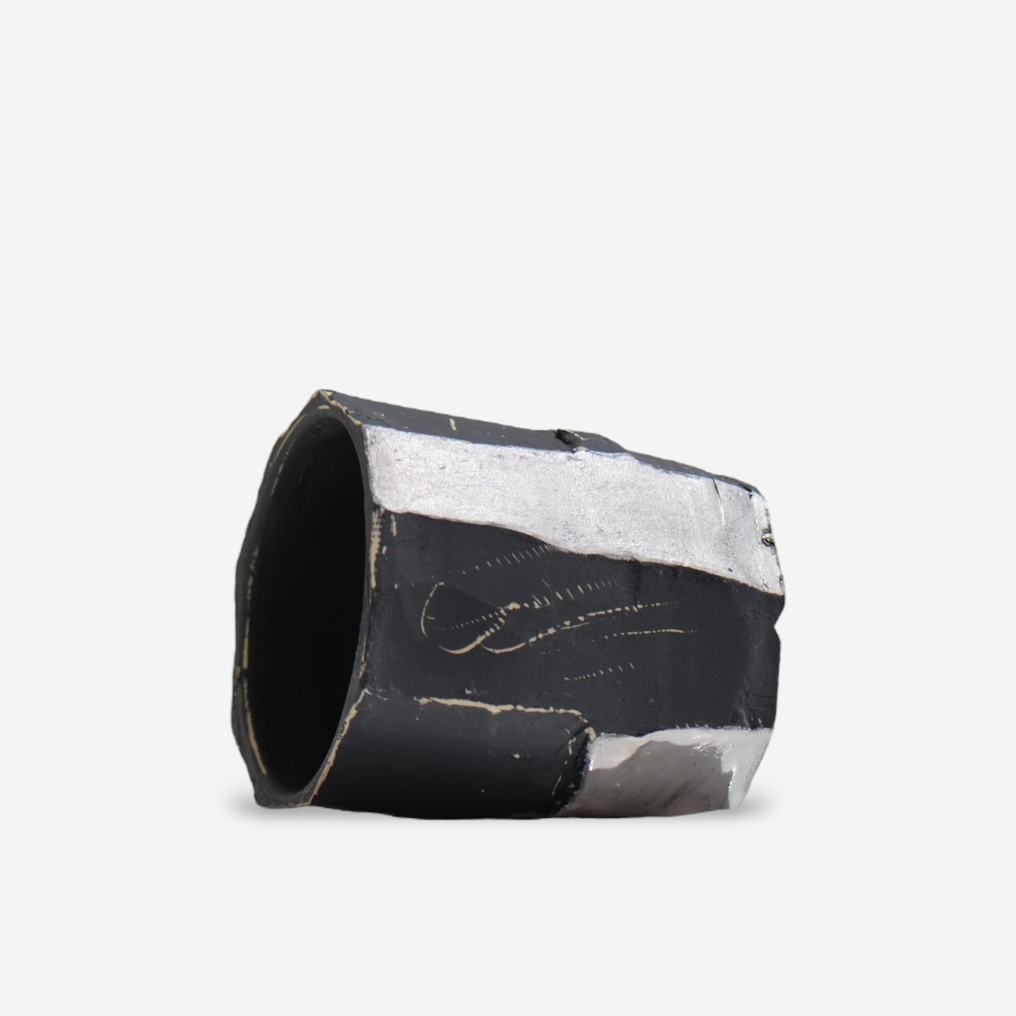 東絵里 kurogane02_17 / プラチナ / L / 約φ約11cm / 植木鉢