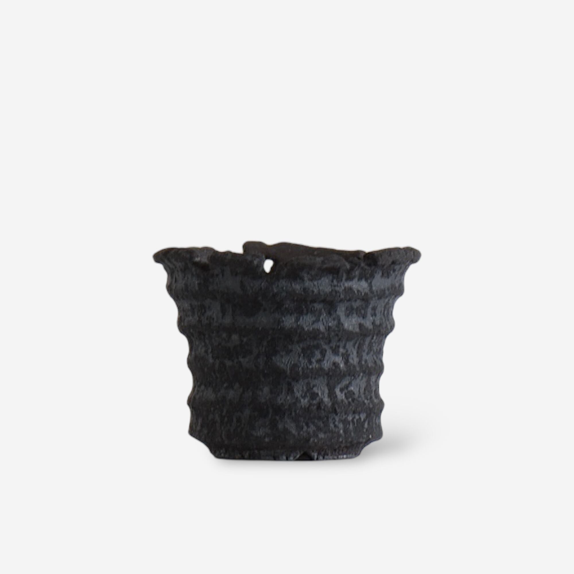 菊地元野 / AVOCADO BORDER ブラック 05 / S / 約φ7.5cm / 植木鉢