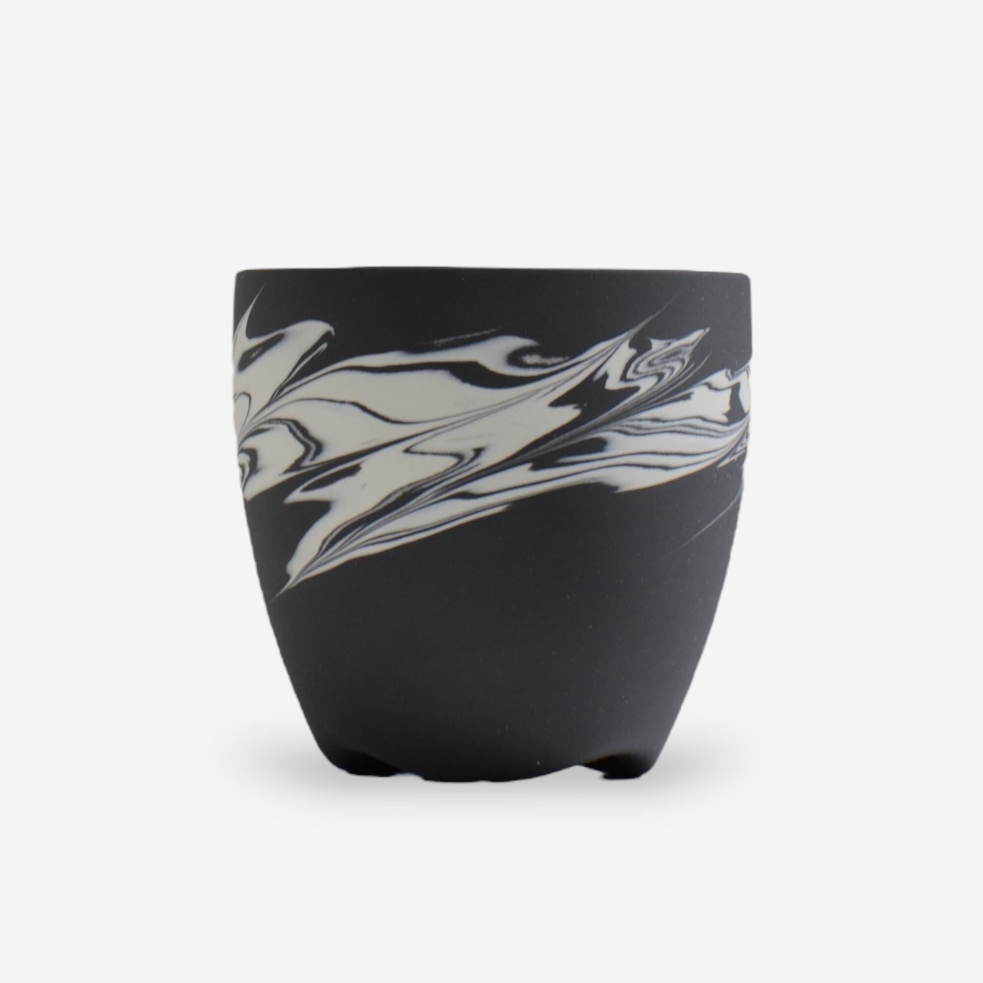 山本真郎 / 黒仙-kokusen008 / 約φ11.5cm / 植木鉢
