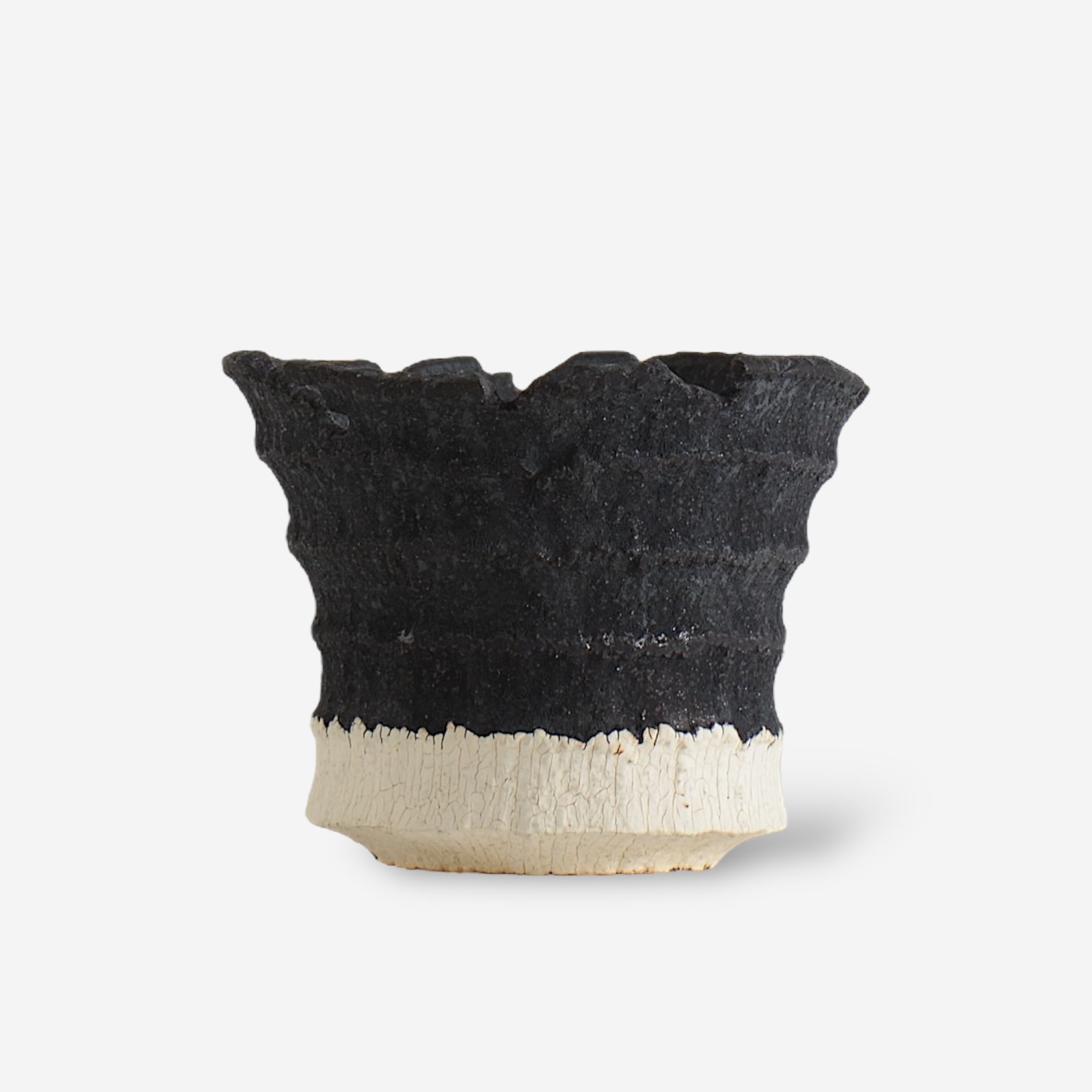 菊地元野 / AVOCADO BORDER ツートン 05 / L / 約φ13.5cm / 植木鉢