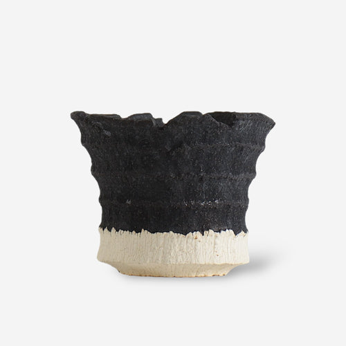 菊地元野 / AVOCADO BORDER ツートン 05 / L / 約φ13.5cm / 植木鉢