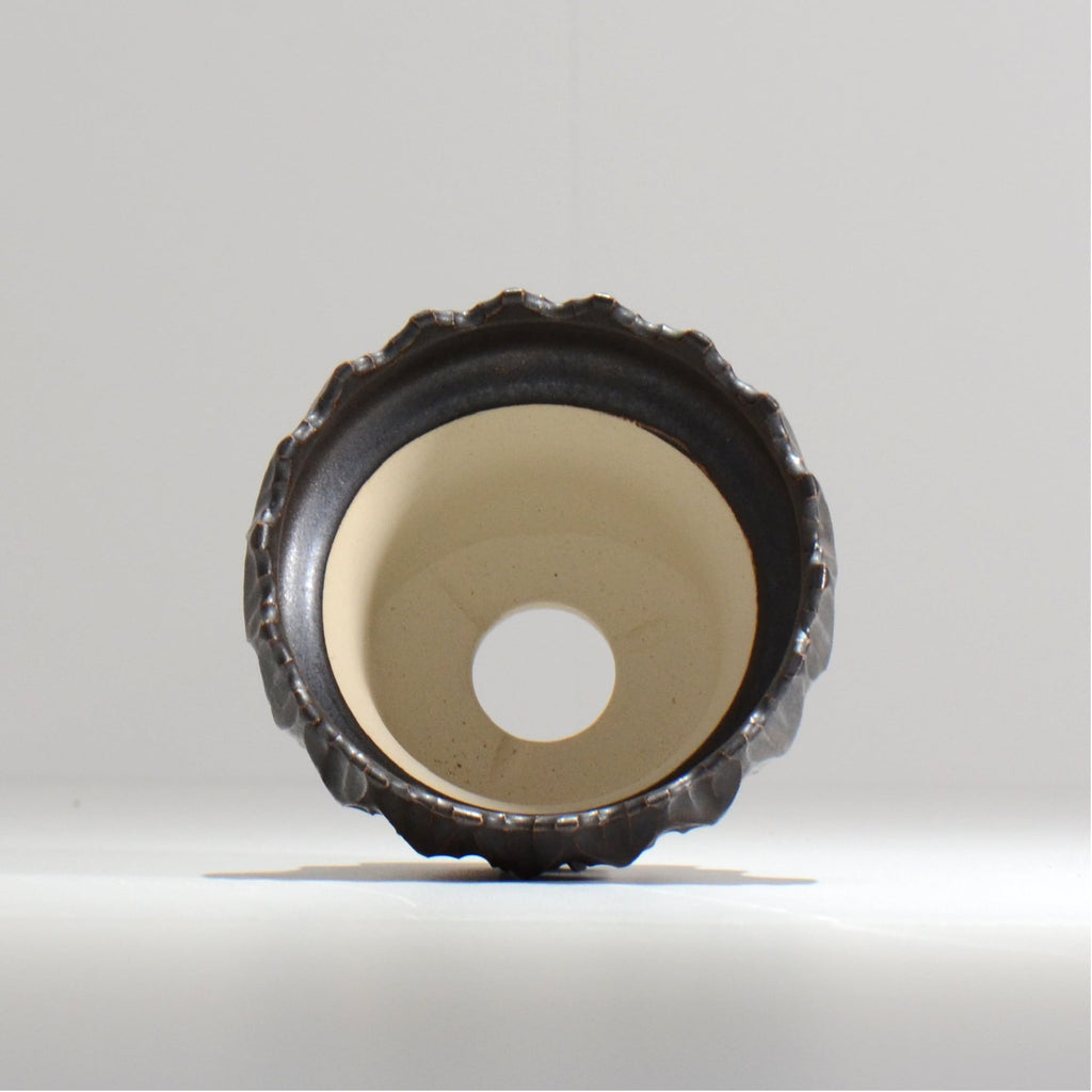 中野 明彦 / KIRIKO‗n01 / 約 φ10.3cm / S / ブラック / 植木鉢