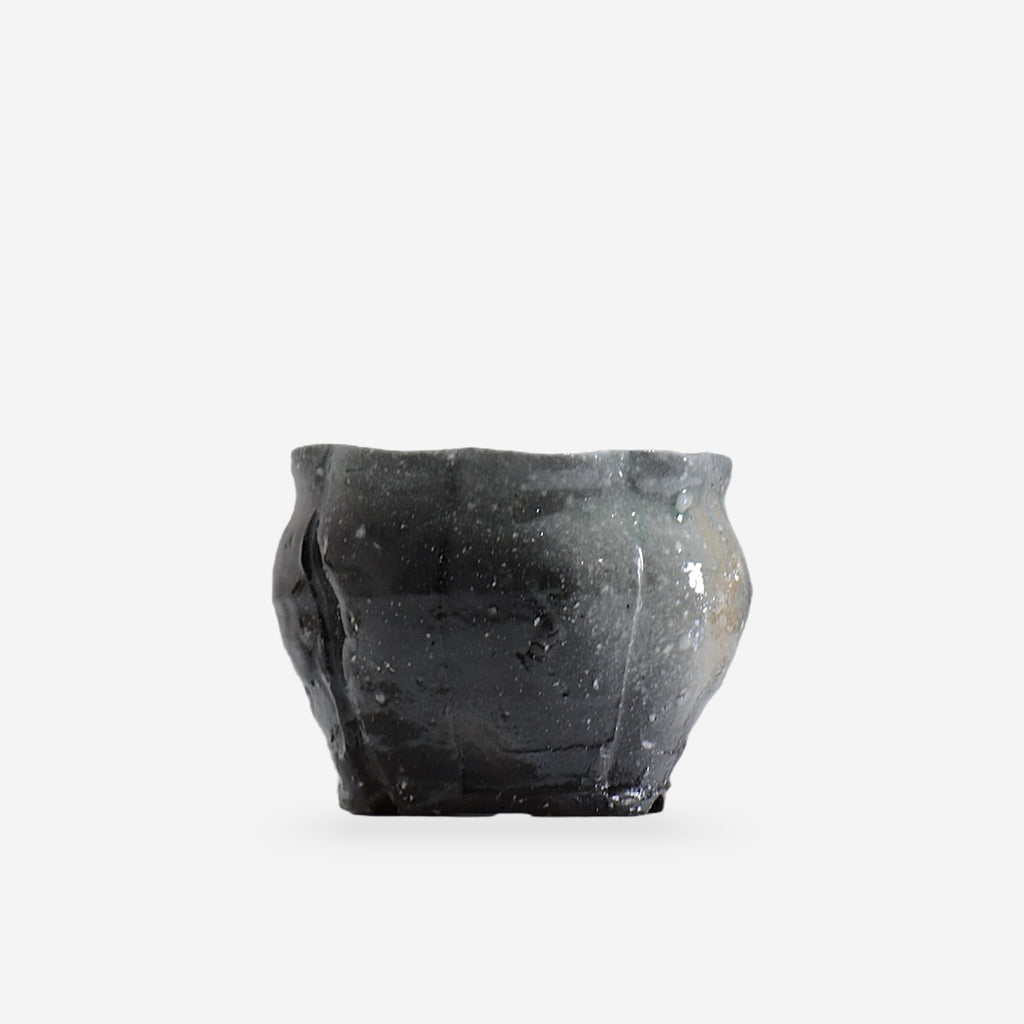 須釜 優子 / 伊賀輪花鉢 / Su04/ 約φ10.8cm / 植木鉢