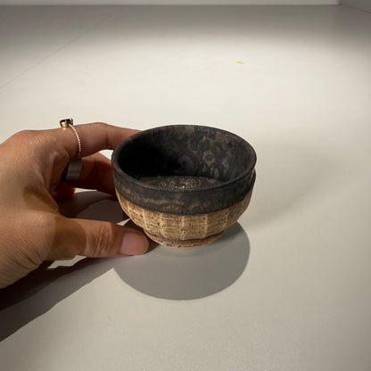 陶房Kibi / 錆墨ぐい呑み / tk_04