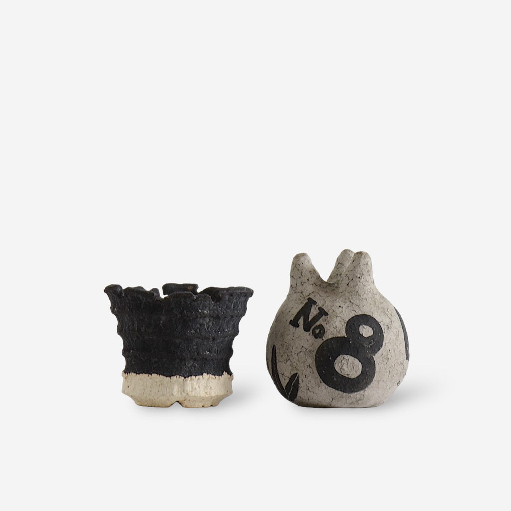 菊地元野 / AVOCADO BORDER ツートン 05 / S / 約φ8cm / 植木鉢