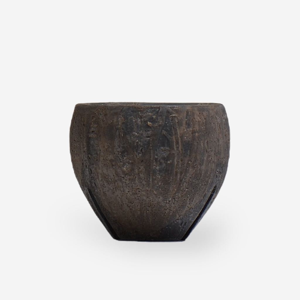 沼野秀章 / black_wrap 03 /  約 φ10cm  /  植木鉢