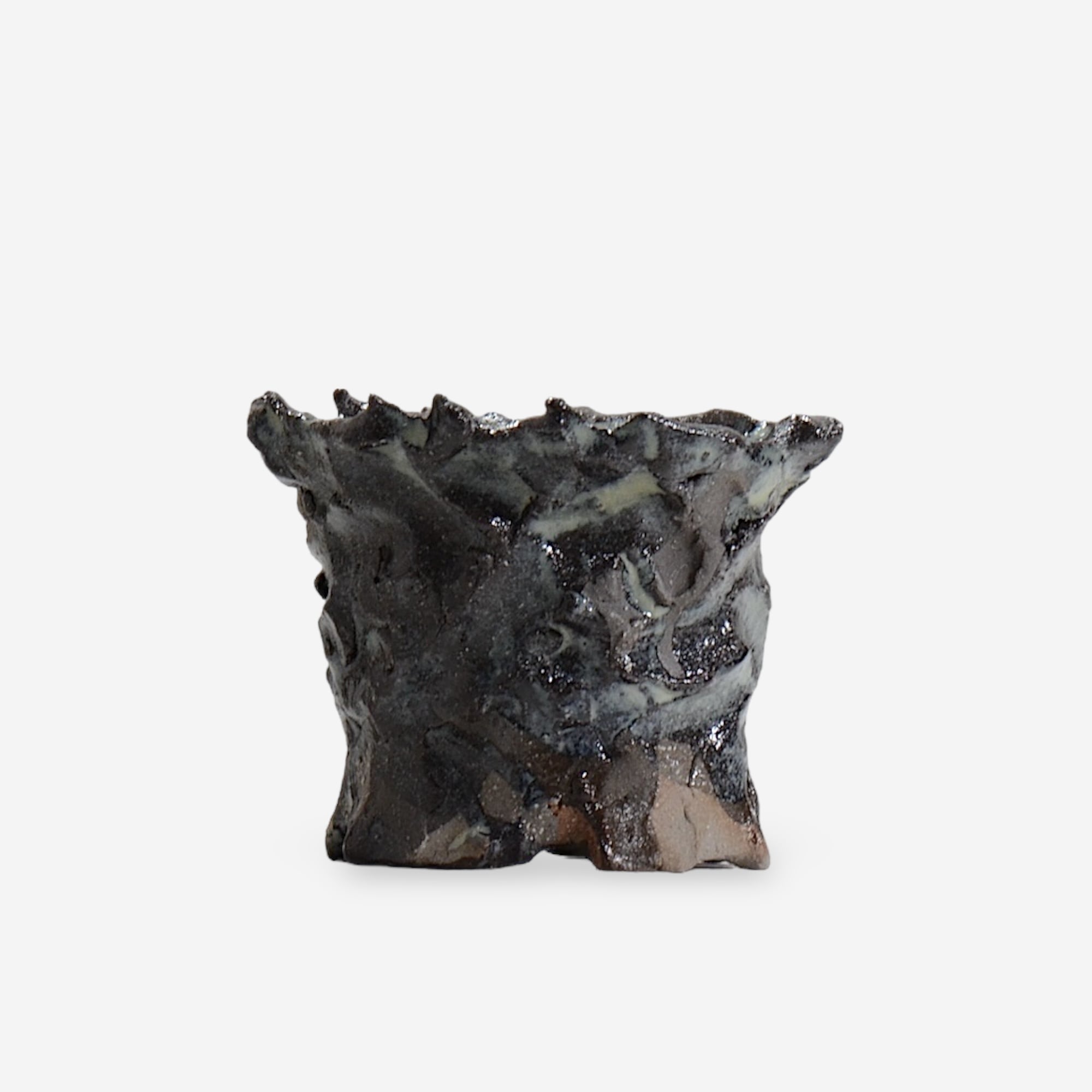 木村 貴史 / KUROSAI_BL002 /  約 φ11.0cm /  植木鉢