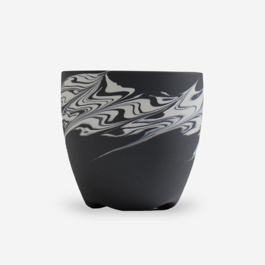 山本真郎 / 黒仙-kokusen008 / 約φ11.5cm / 植木鉢