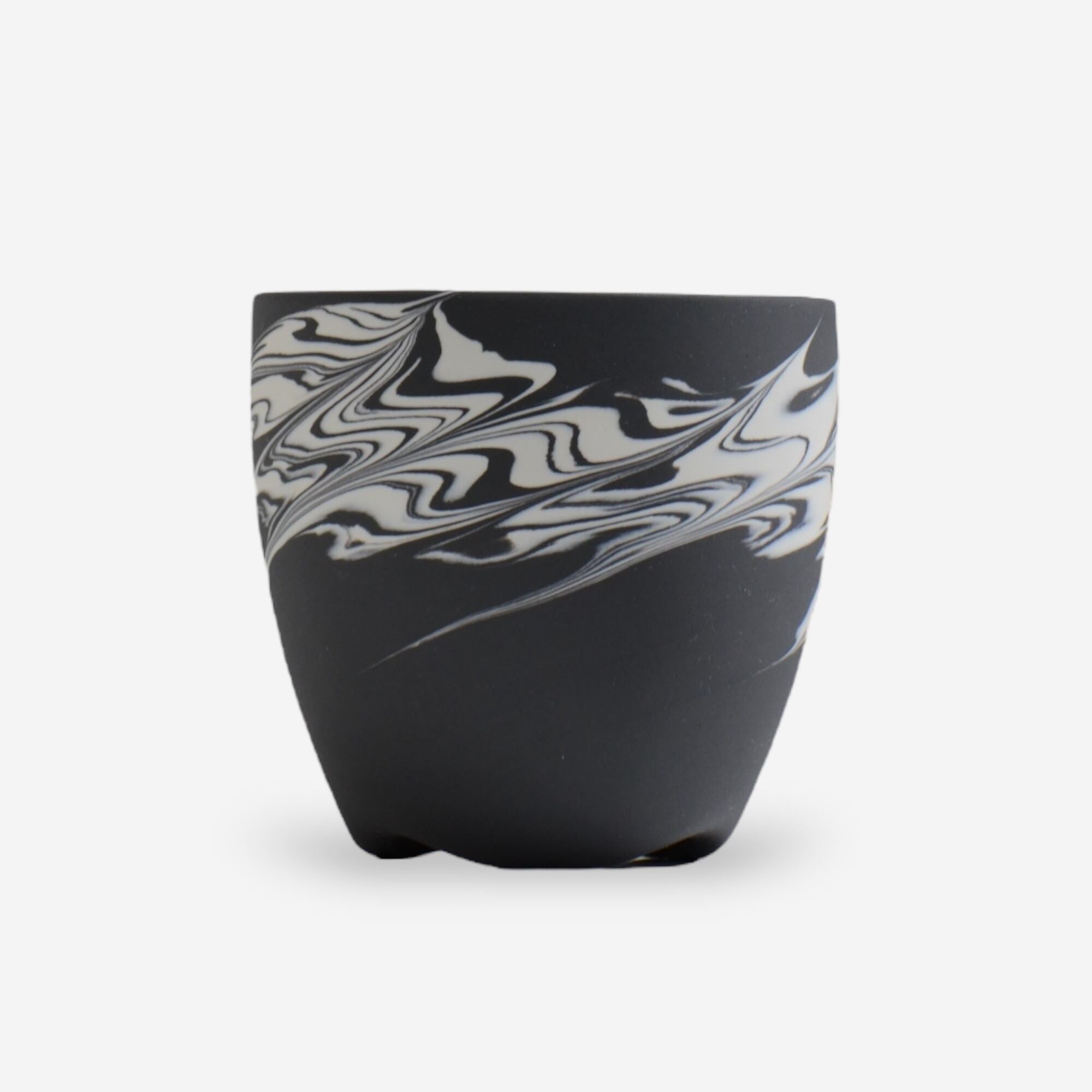 山本真郎 / 黒仙-kokusen008 / 約φ11.5cm / 植木鉢