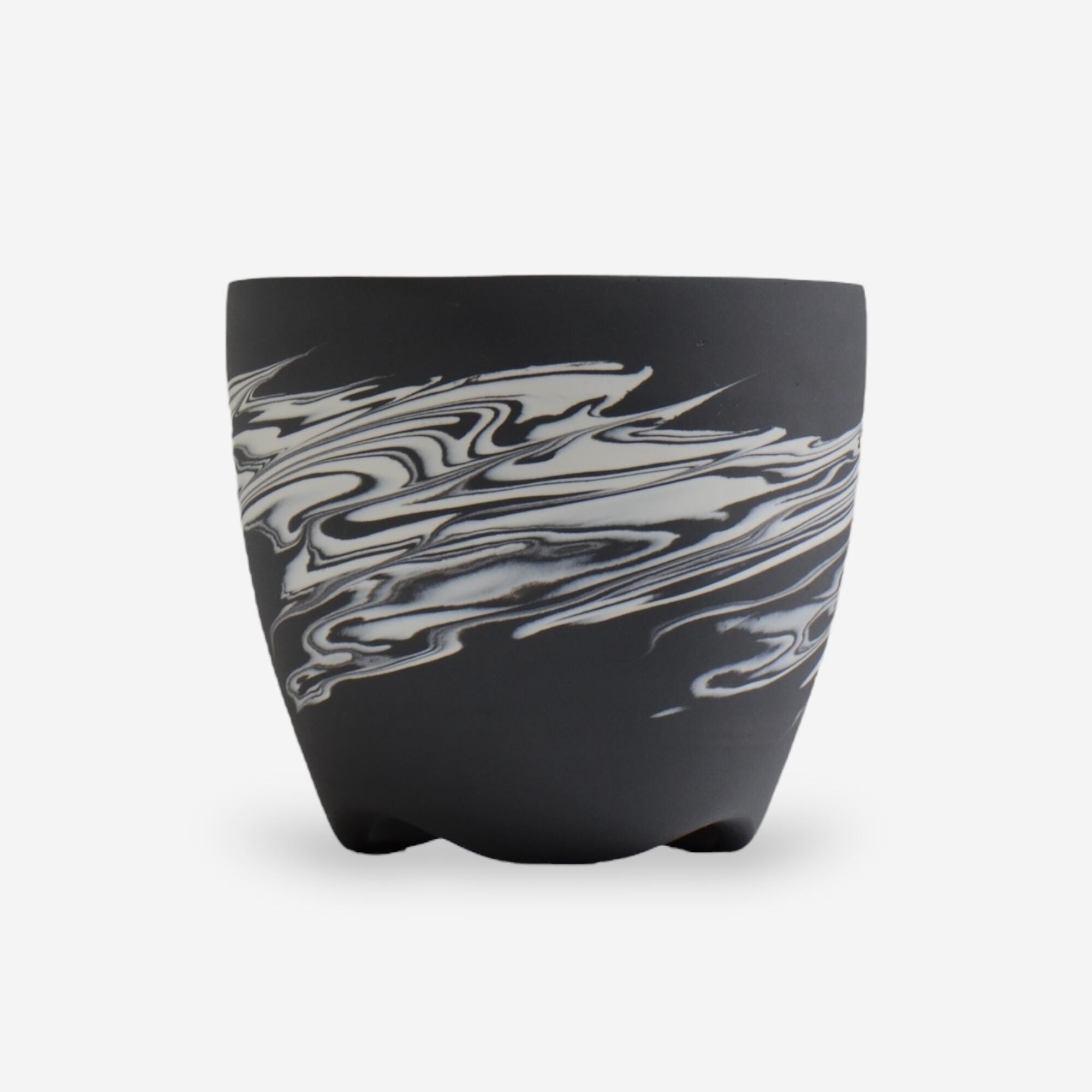 山本真郎 / 黒仙-kokusen010 / 約φ15.0cm / 植木鉢