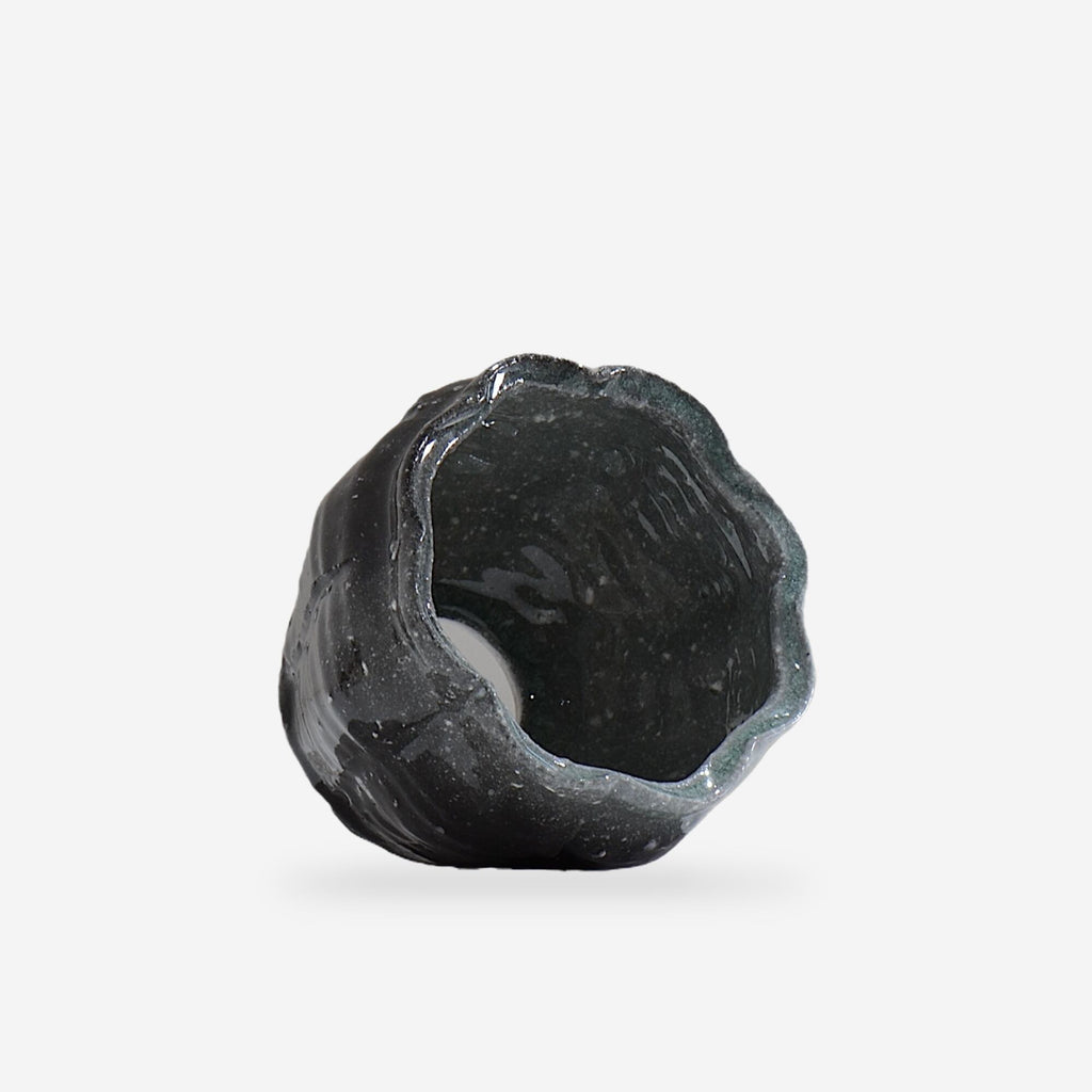 須釜 優子 / 伊賀輪花鉢 / Su04/ 約φ10.8cm / 植木鉢