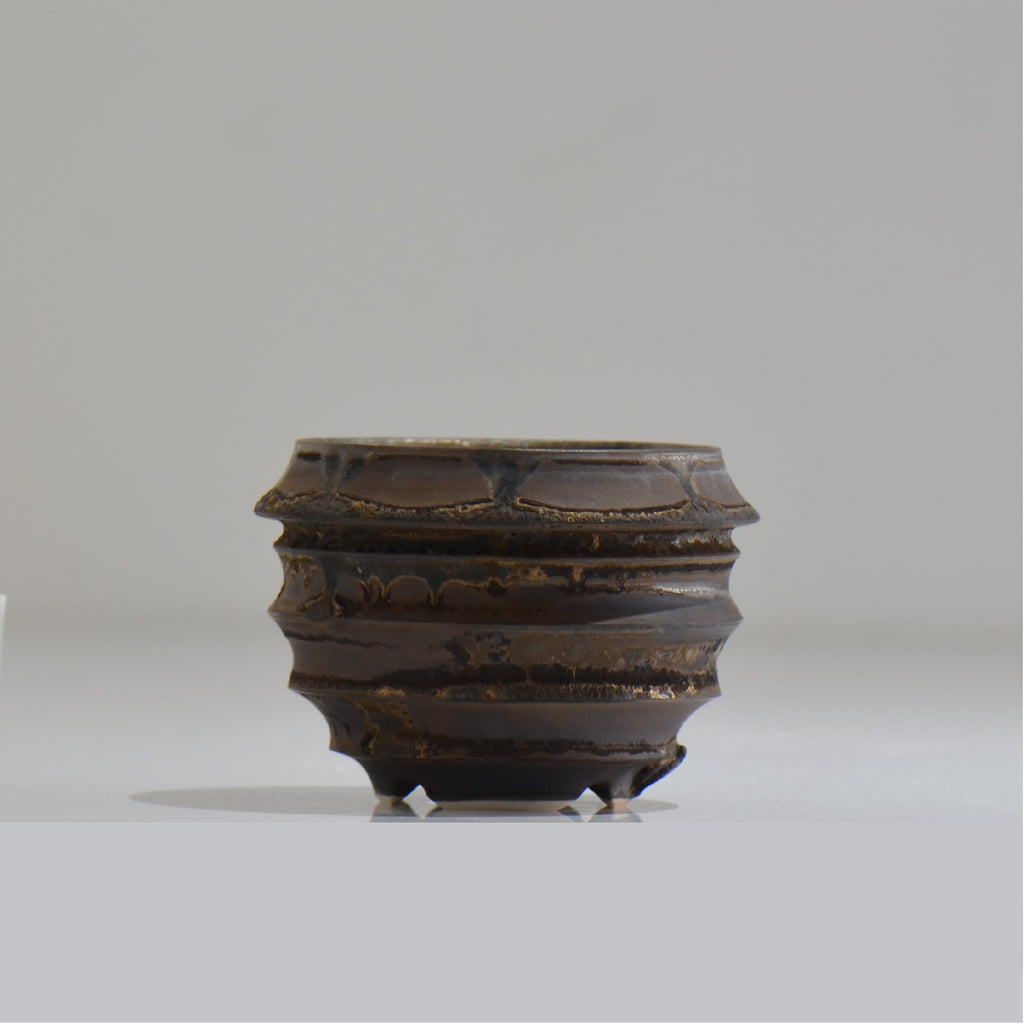 陶房Kibi / マルチエッジS04_04 / XS / 約 φ7.7cm / 植木鉢
