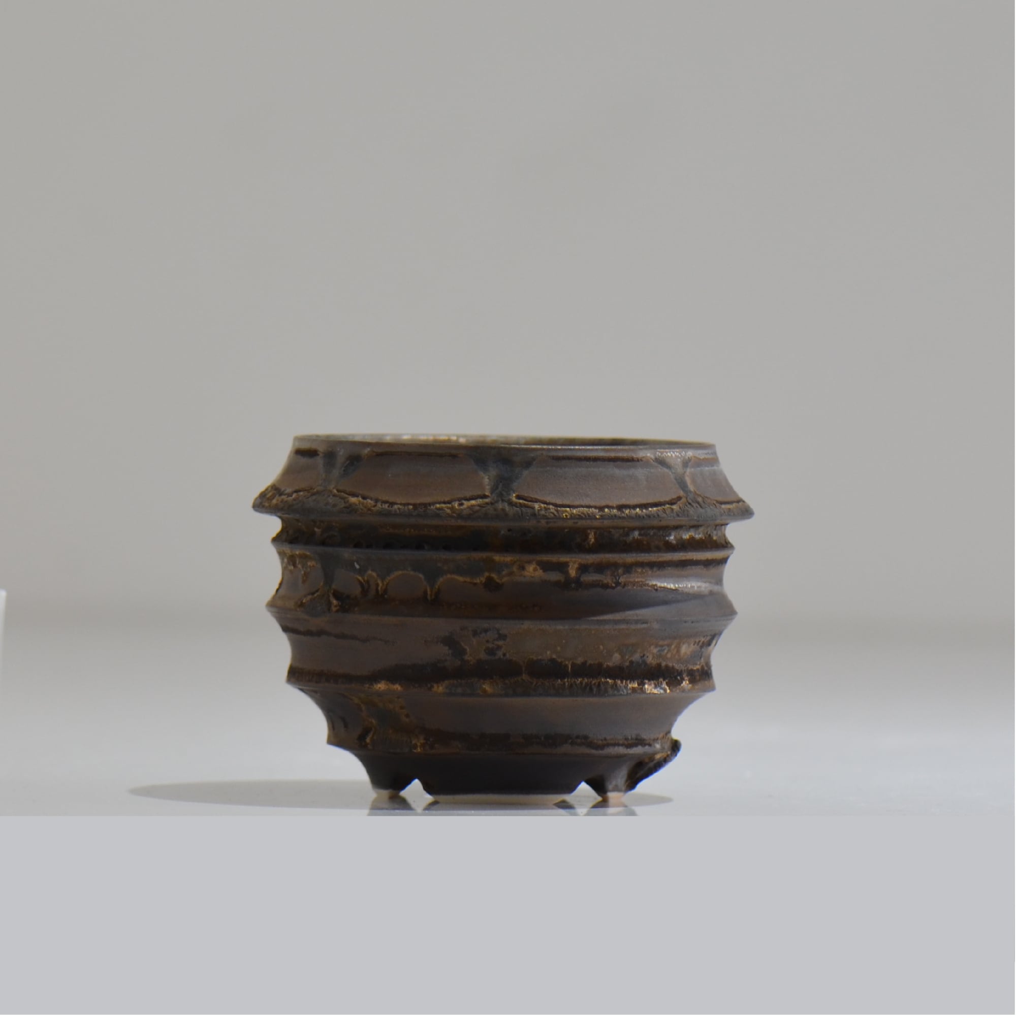 陶房Kibi / マルチエッジS04_04 / XS / 約 φ7.7cm / 植木鉢