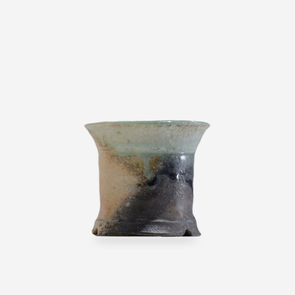 須釜 優子 / 伊賀ヘラ目鉢 / Su01/ 約φ9.0cm / 植木鉢