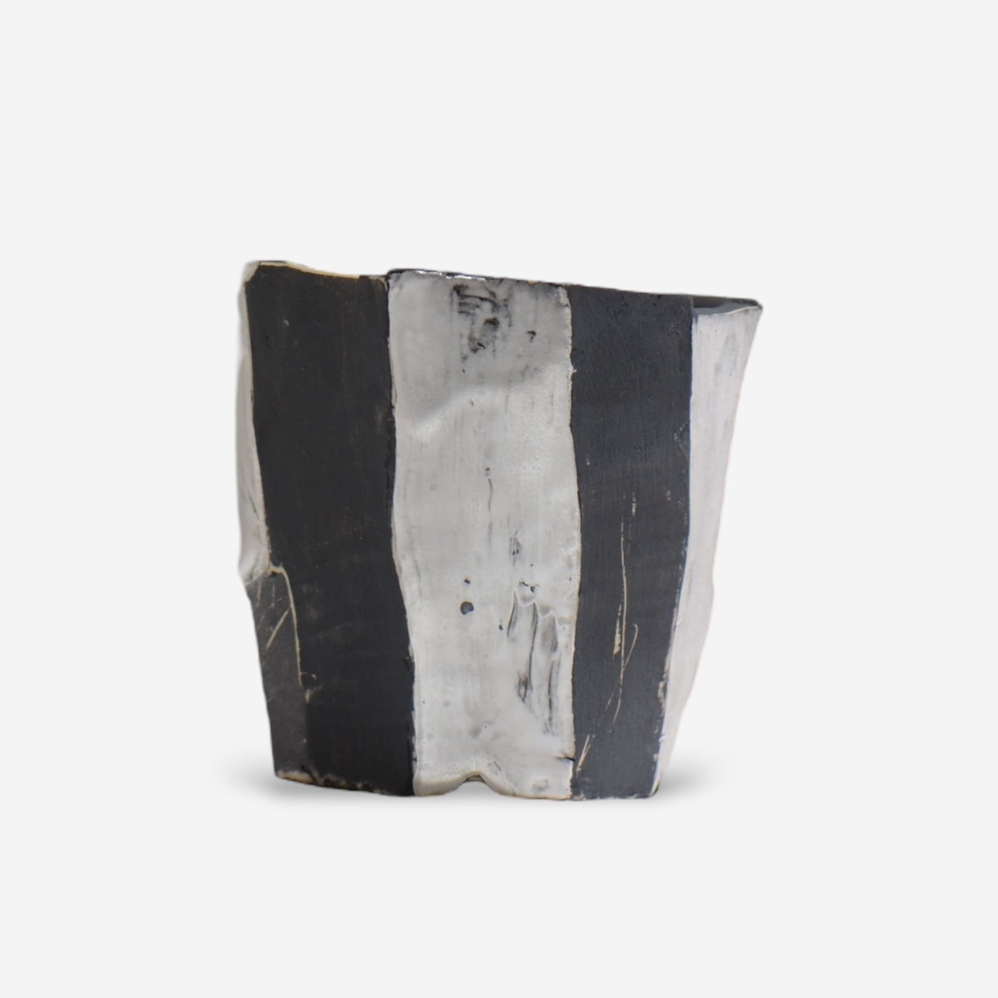 東絵里 kurogane02_03 / 銀彩 / M / 約φ10cm / 植木鉢