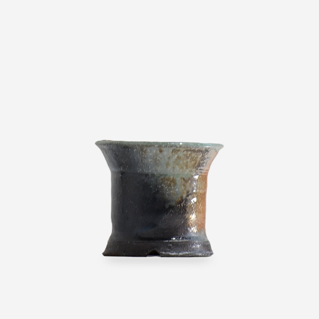 須釜 優子 / 伊賀ヘラ目鉢 / Su01/ 約φ9.0cm / 植木鉢