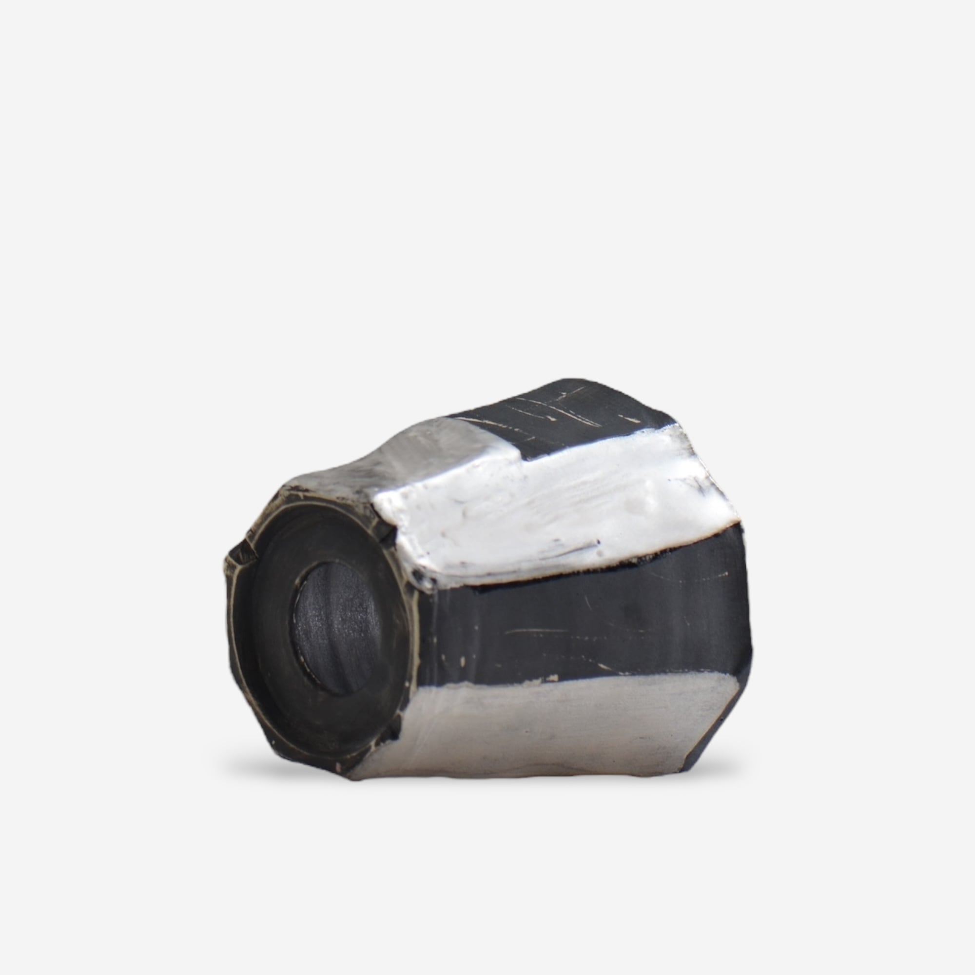 東絵里 kurogane02_01 / 銀彩 / M / 約φ10cm / 植木鉢