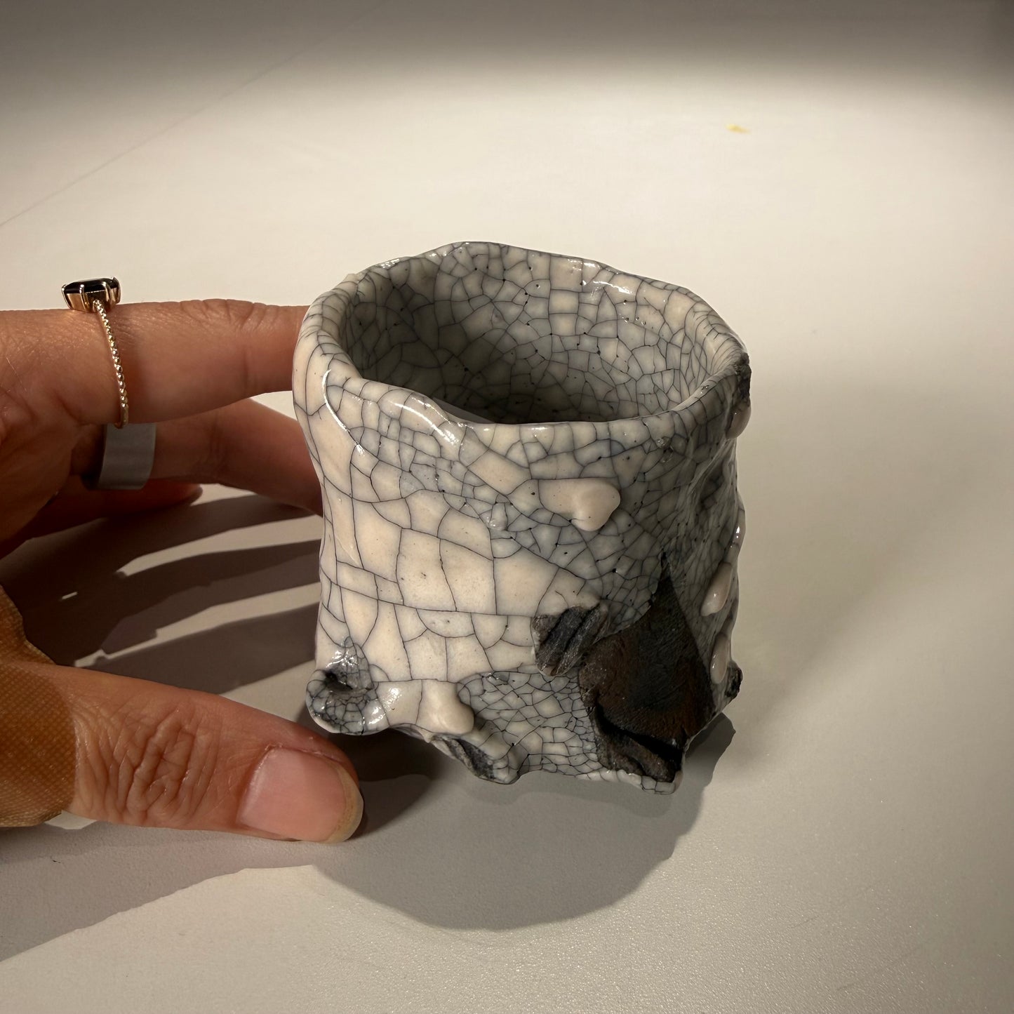 木村 貴史 / 墨貫入ぐい呑 /kt_05