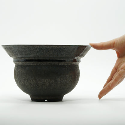 【受注生産品】予約申込 / YATAGARASU / No.8 Type A 004 / XXL / 約 φ19.8cm  / 植木鉢　※7月初旬に配送予定しております。