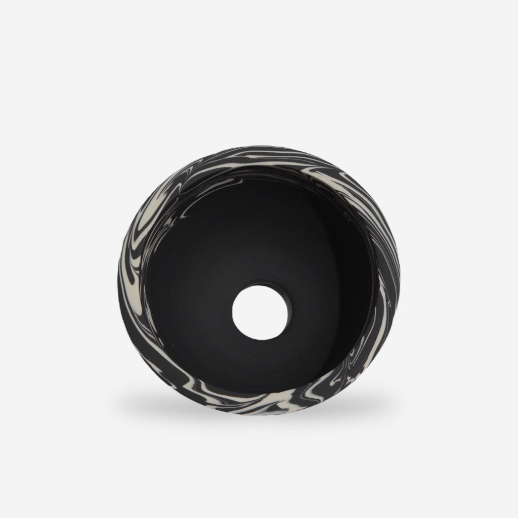 山本真郎 / 黒仙-kokusen006 / 約φ13.7cm / 植木鉢