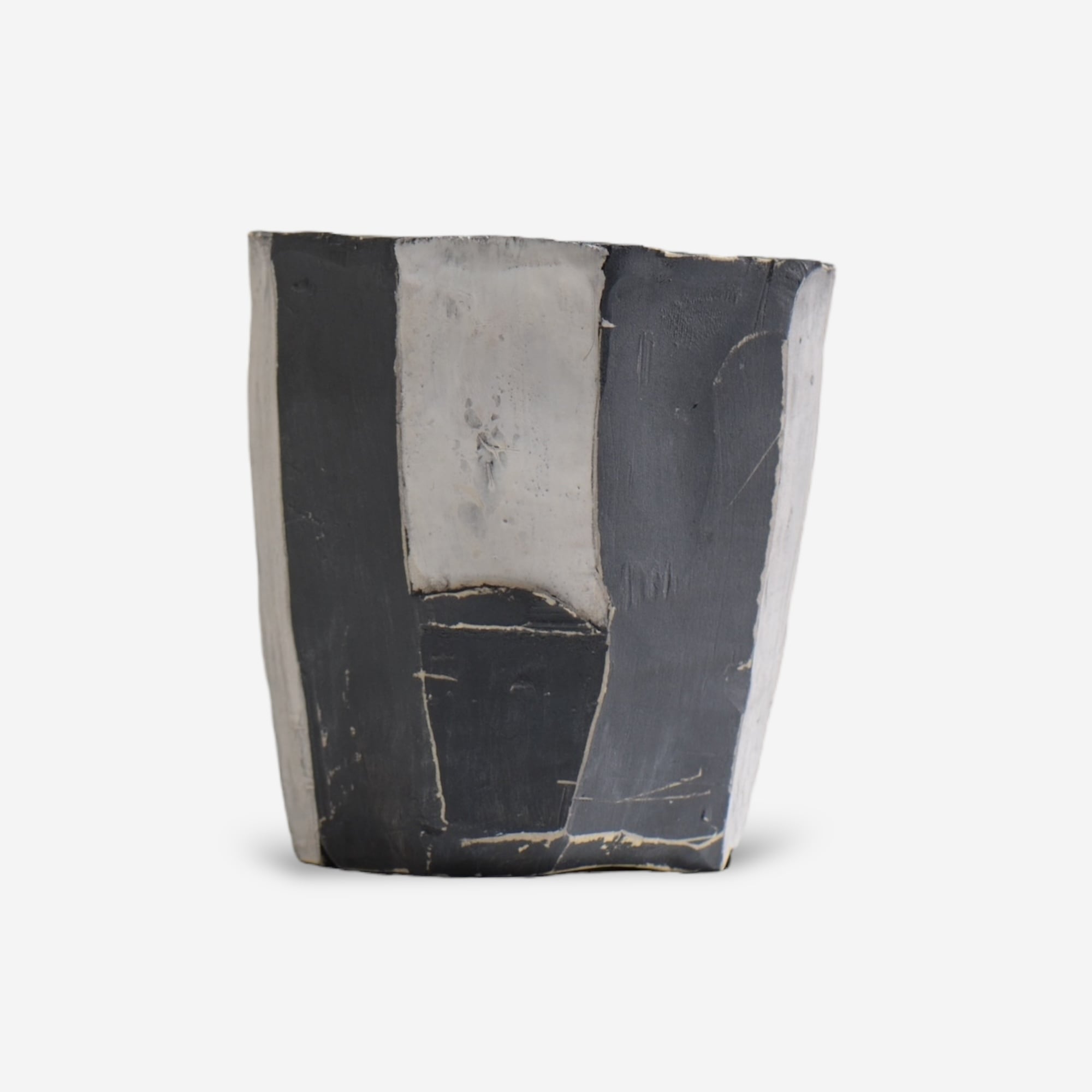 東絵里 kurogane02_07 / 銀彩 / L/ 約φ約11.5cm / 植木鉢