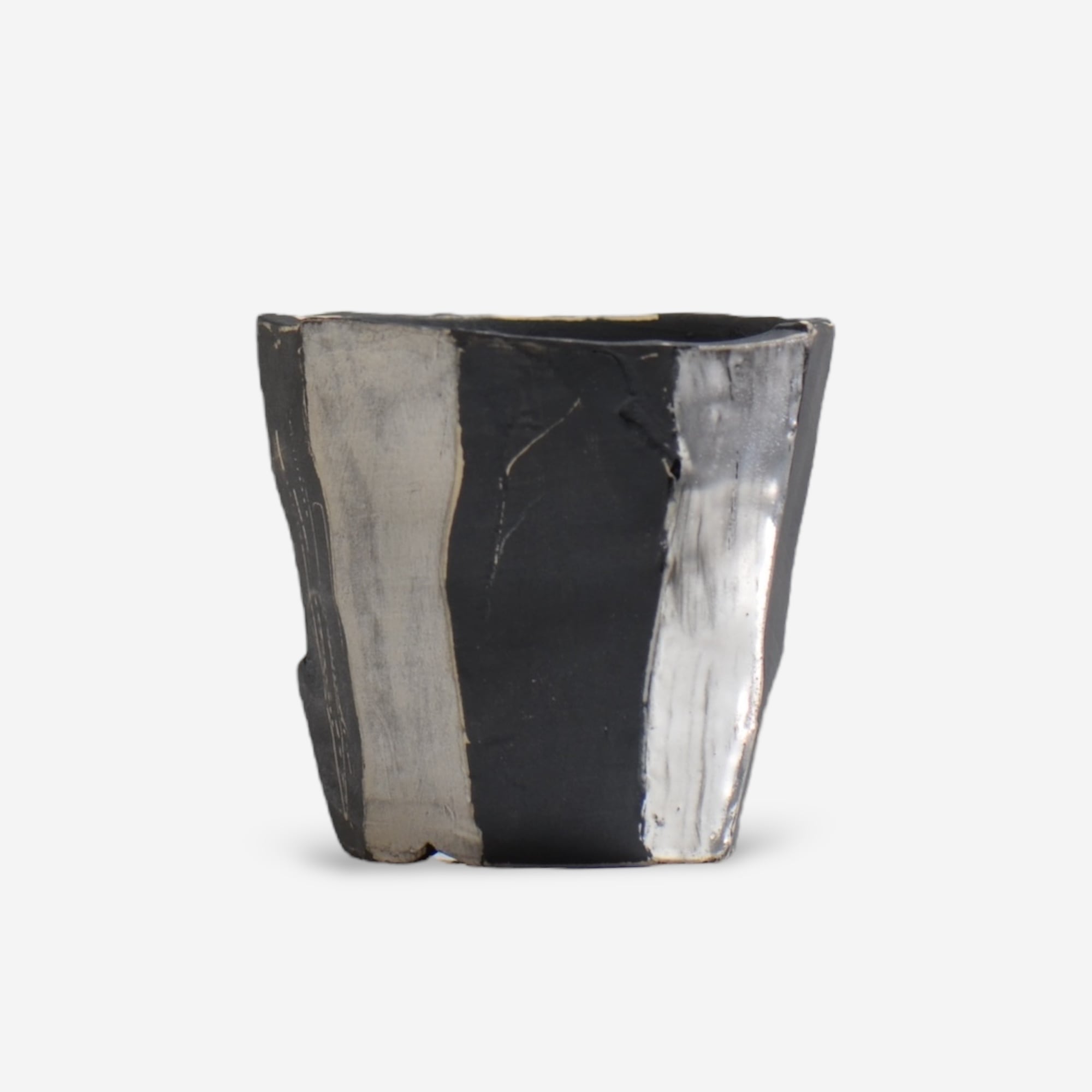 東絵里 kurogane02_02 / 銀彩 / M / 約φ10cm / 植木鉢