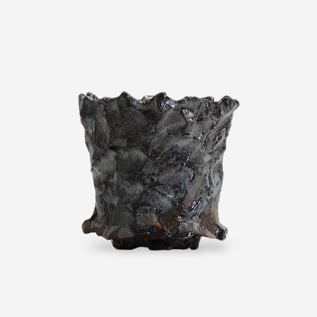 木村 貴史 / KUROSAI_BL005 /  約 φ9.5cm /  植木鉢