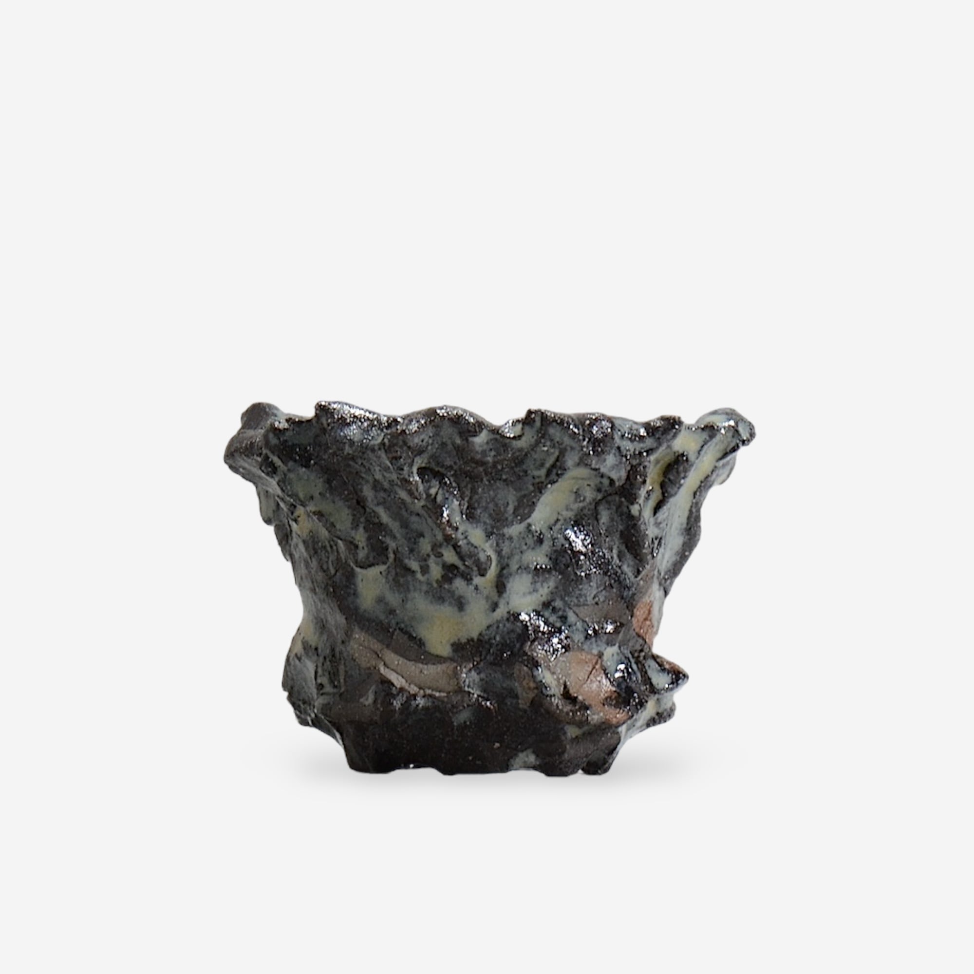 木村 貴史 / KUROSAI_BL010 /  約 φ11cm /  植木鉢