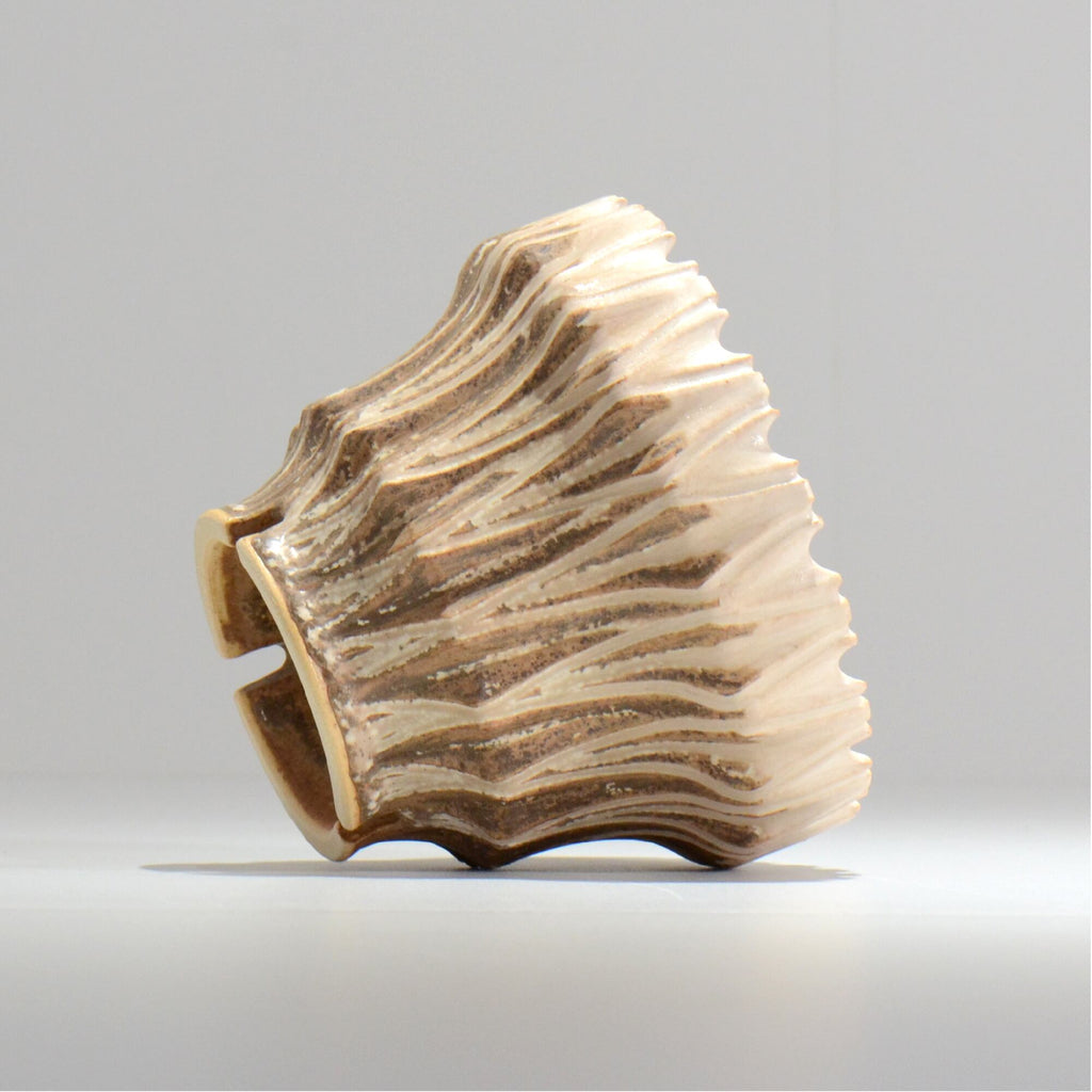 中野 明彦 / KIRIKO‗n14 / 約 φ12.5cm / M / アンバー / 植木鉢