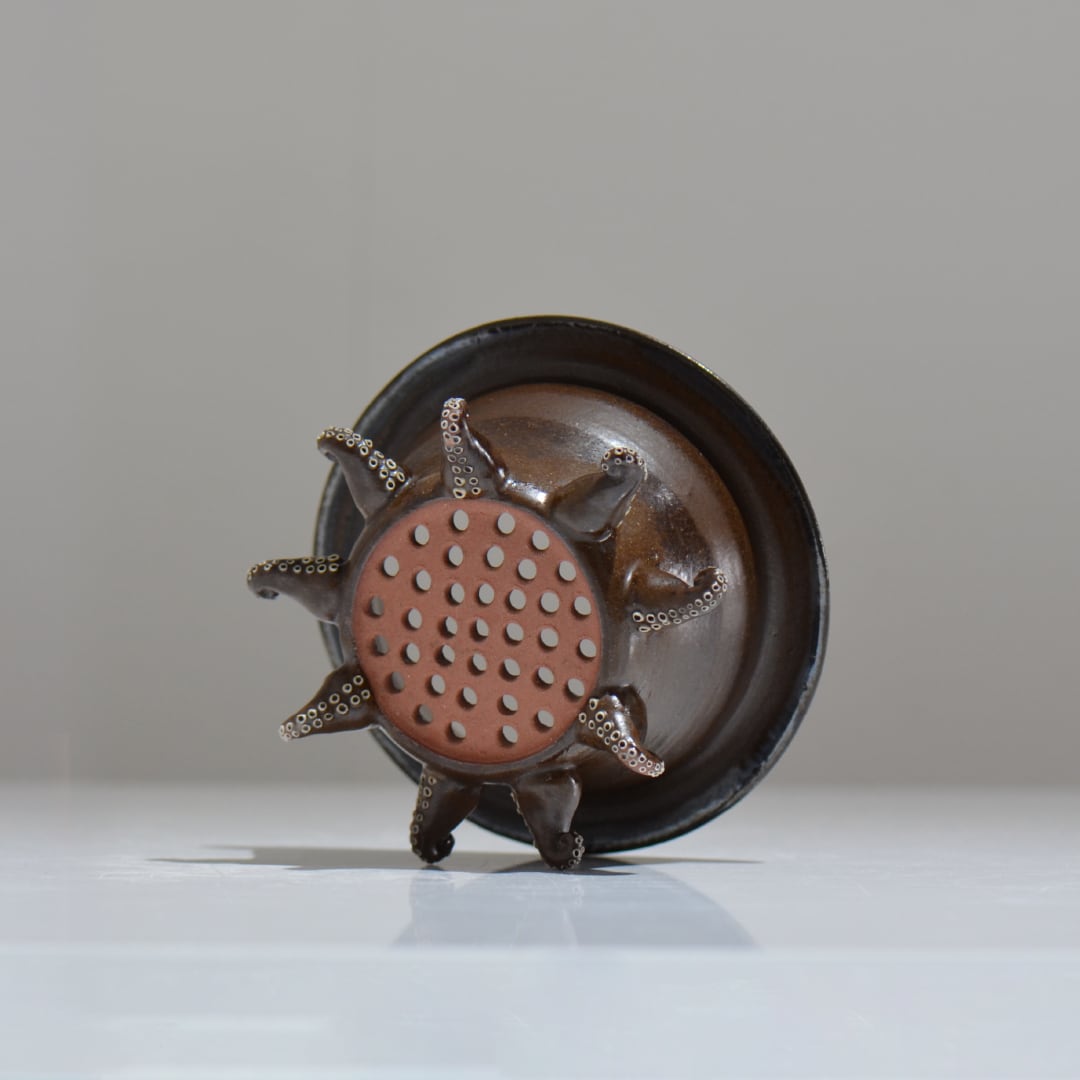 陶芸家イカンソク / ik_001 / 約φ12cm / 植木鉢